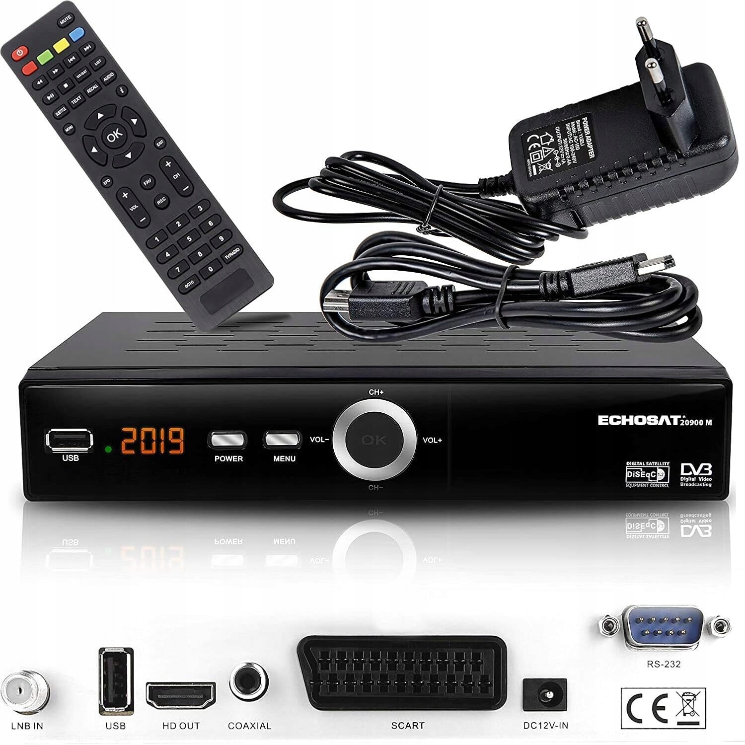 Satelitní tuner HD-Line Echosat 20900 M Full Hd