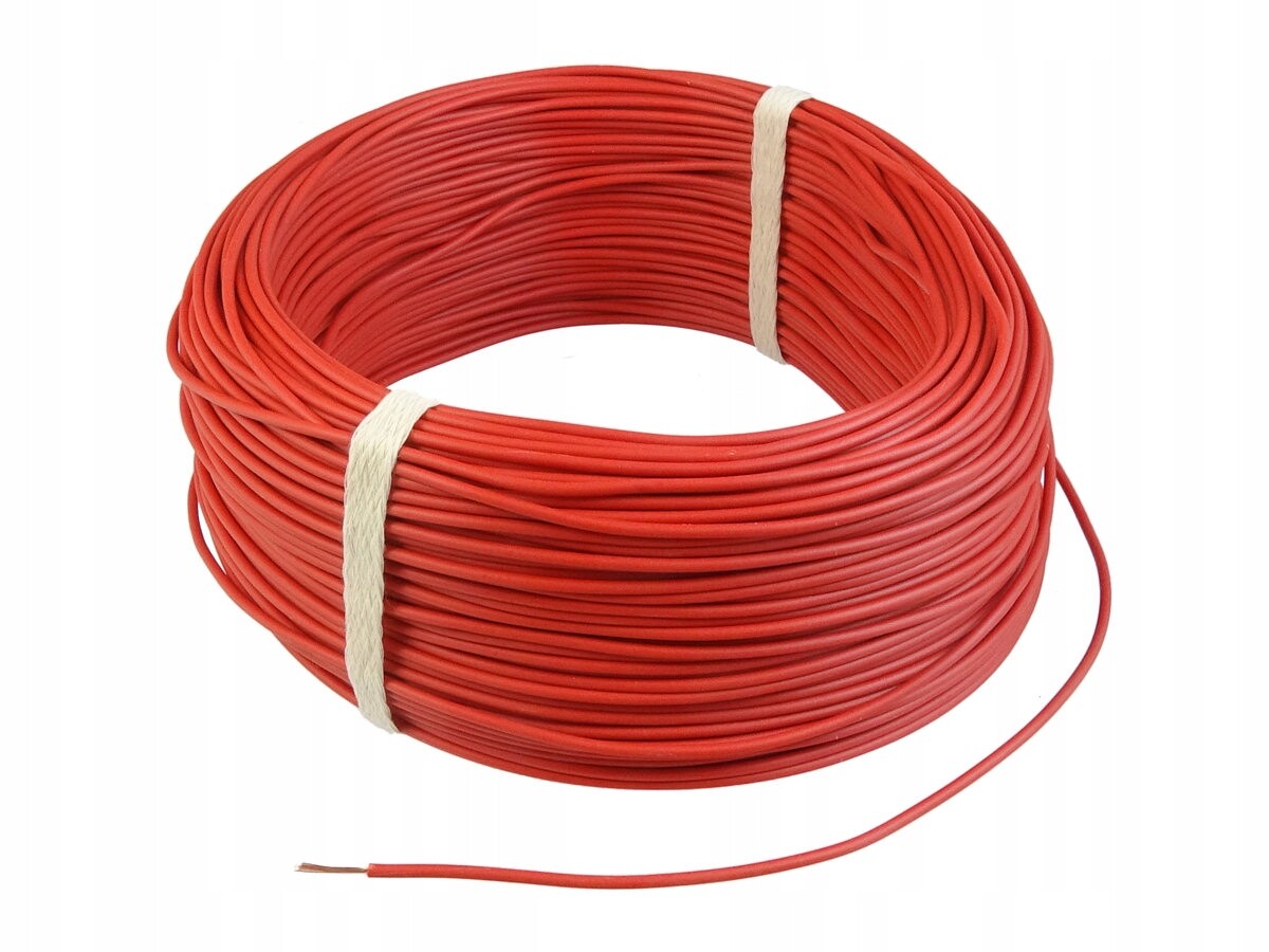 Kabel Lgy 0.12 červený 1 km Texsim