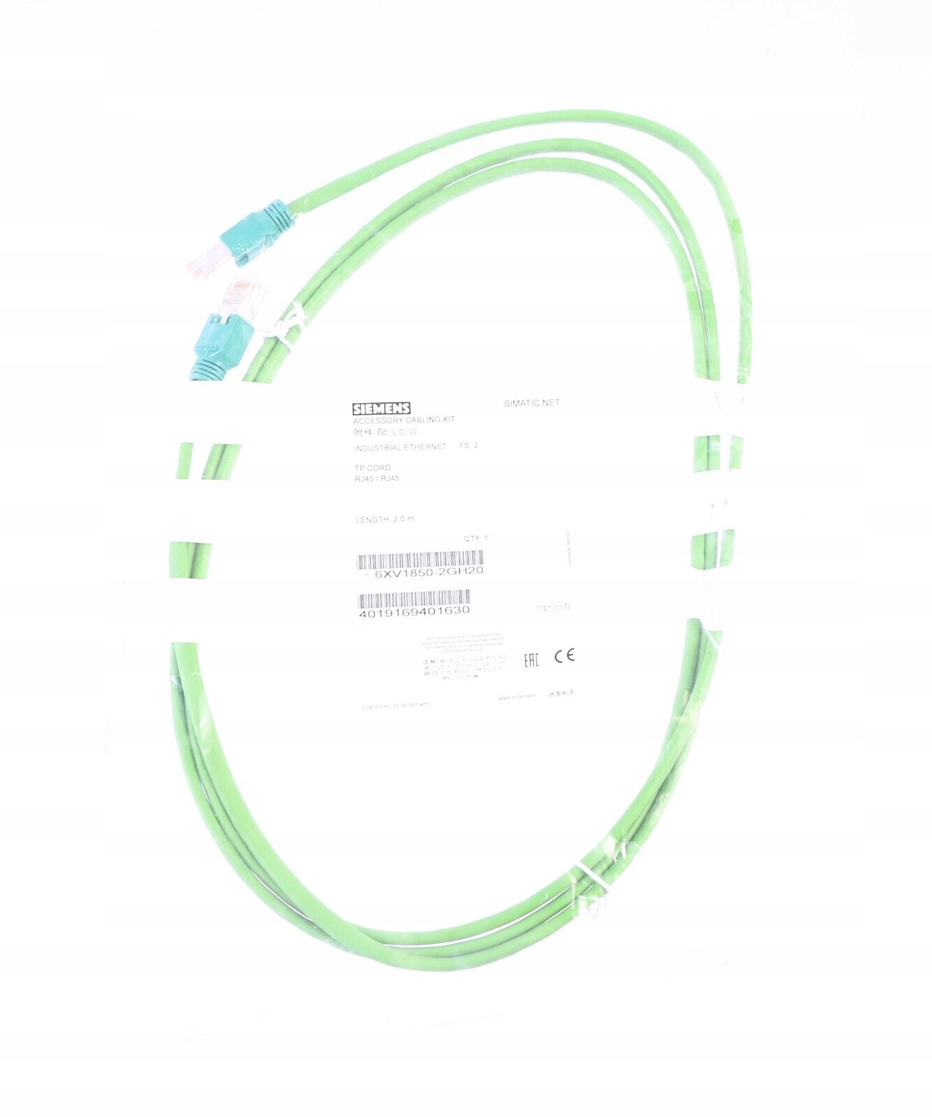 Siemens 6XV1850-2GH20 6XV18502GH20 Ethernetový Kabel Nový