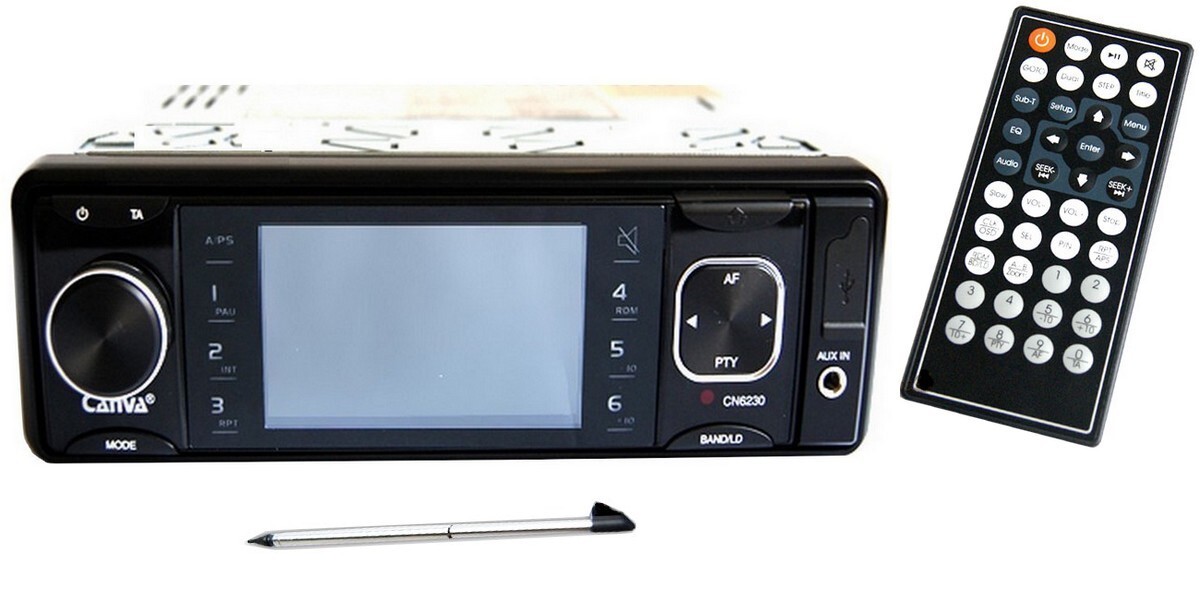Autorádio 1DIN Canva CN-6230 Led Obrazovka Play Video Usb Sd MP3 MP4