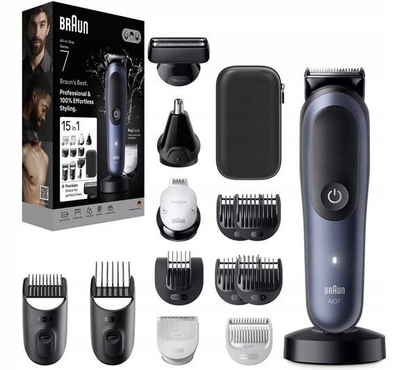Braun Series 7 AIO7580 Multifunkční sada pro péči o tělo 15v1