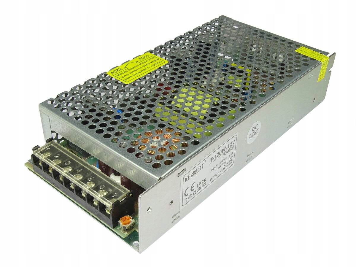 Led zdroj impulsní modulární napájecí zdroj Kemot T-120W-12W 12V 10A