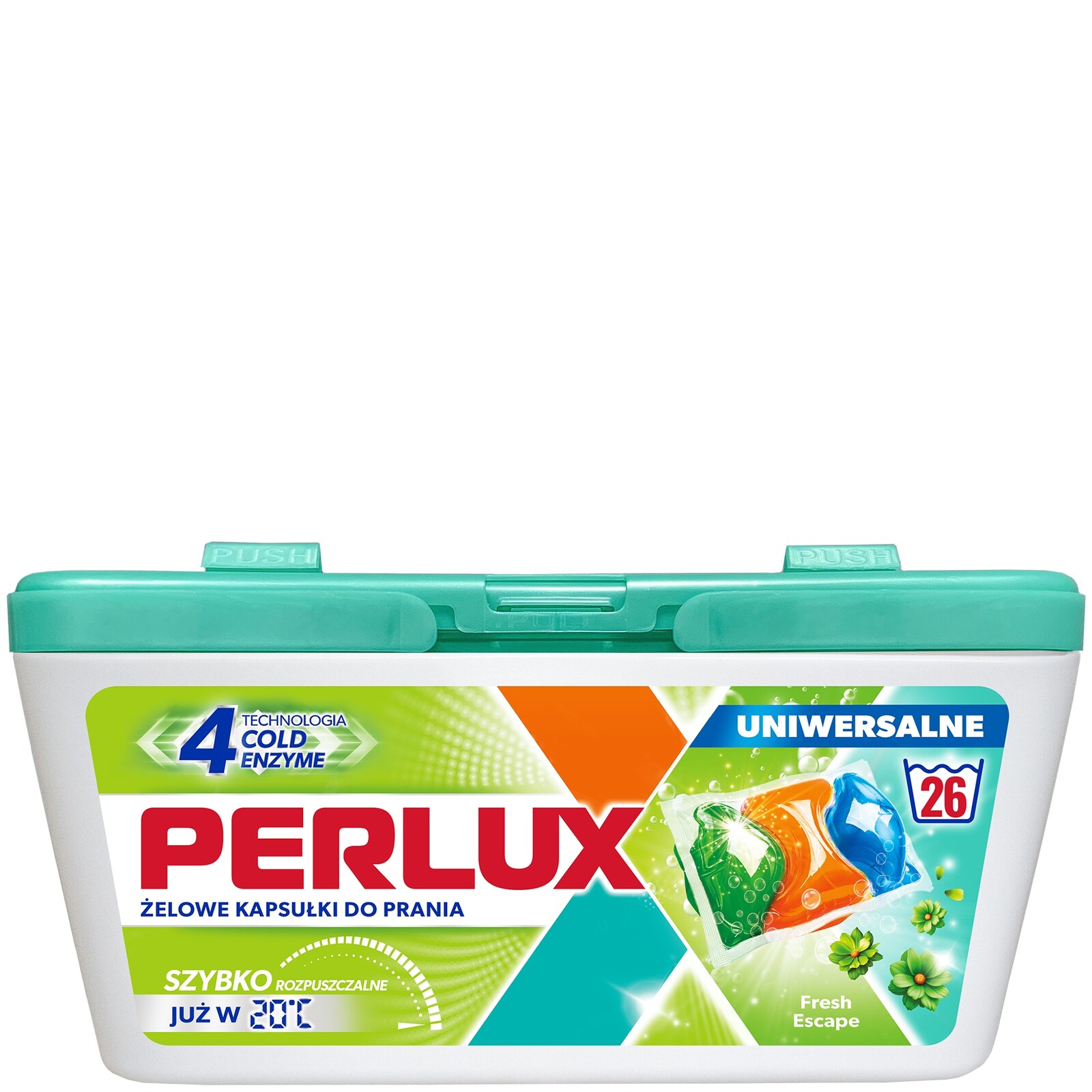 Perlux gelové kapsle na praní, univerzální, 3v1, sada 104 ks