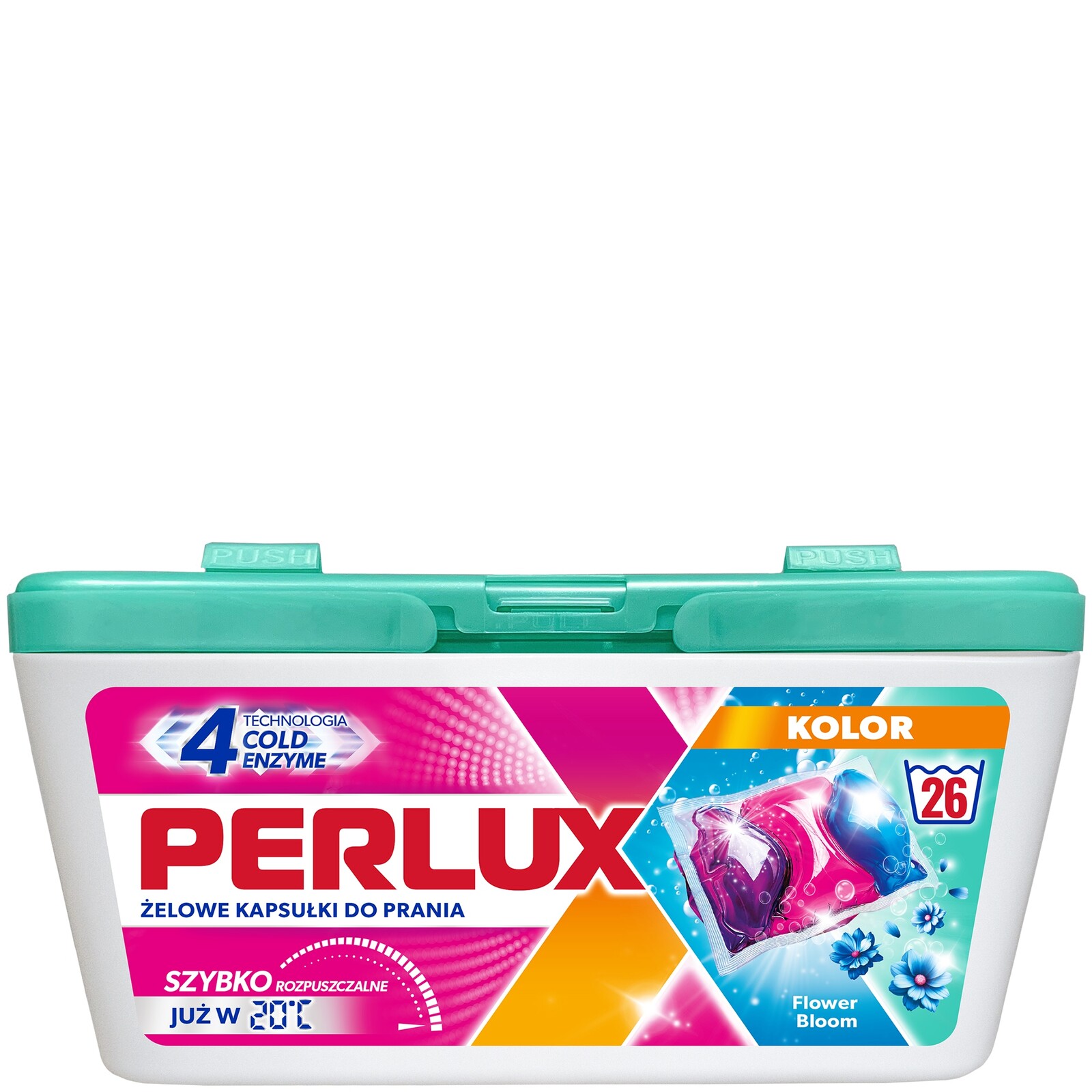 Perlux gelové kapsle na praní, barva 3v1, sada 78 ks