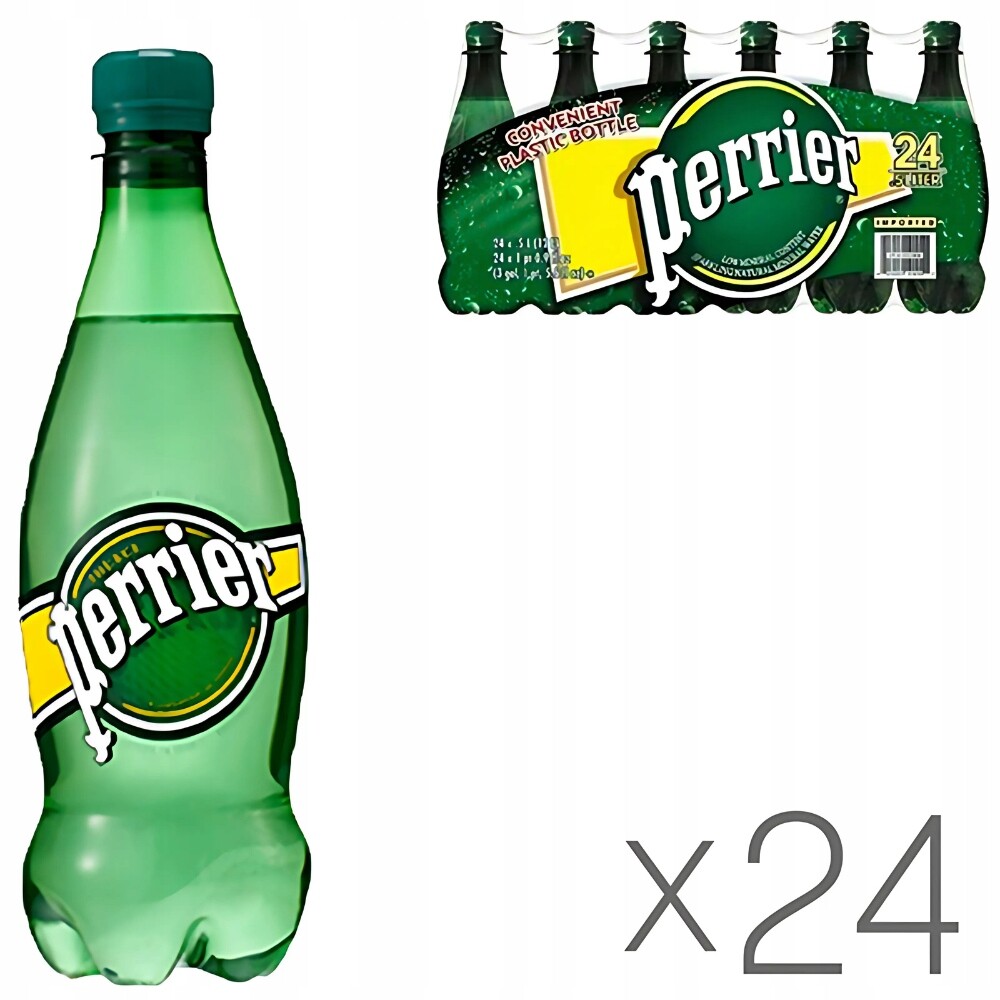 Perrier Minerální perlivá voda jemně perlivá Pet 24 x 0,5 l
