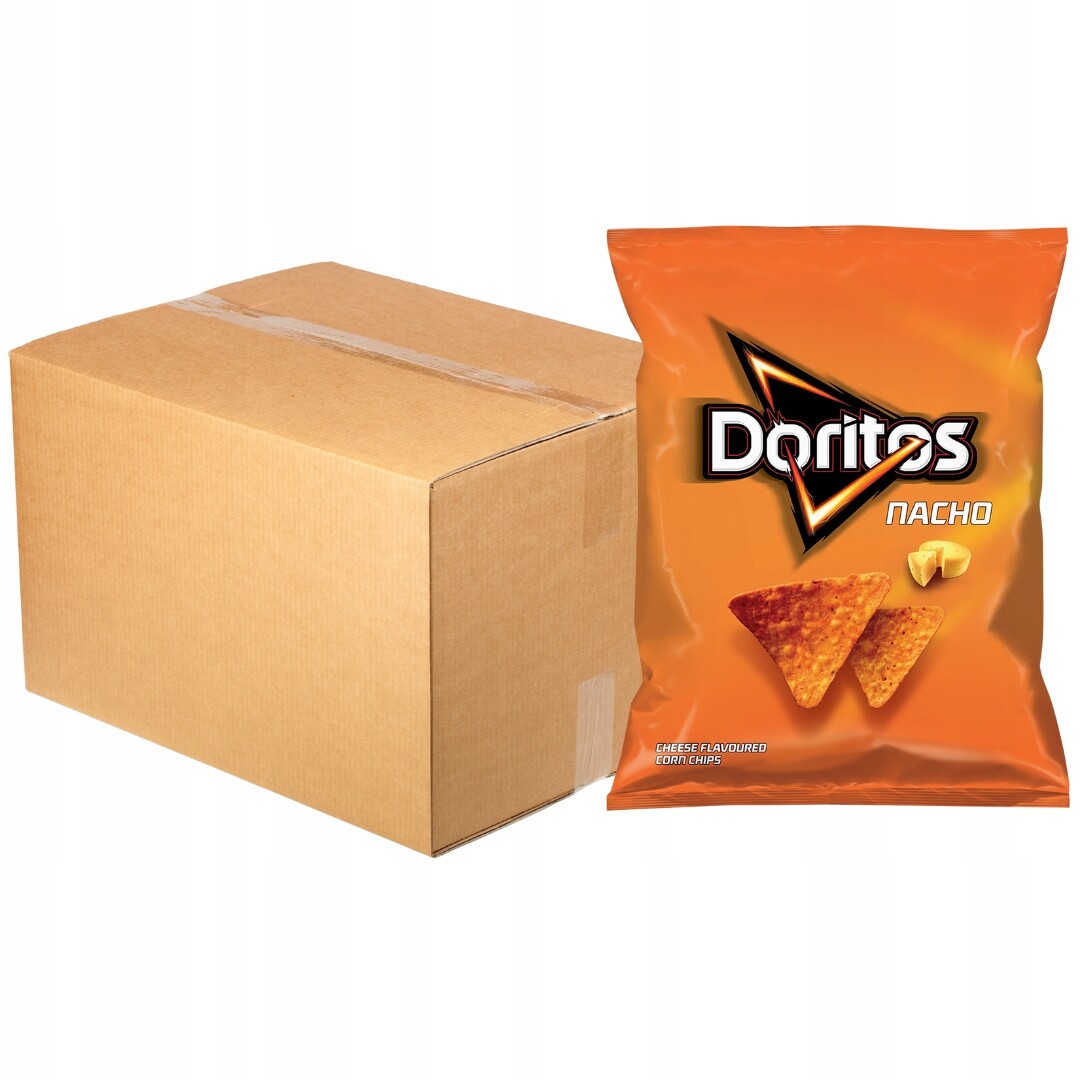 Doritos Nacho Chipsy kukuřičné s sýrovou příchutí 44 g x 24 kusů