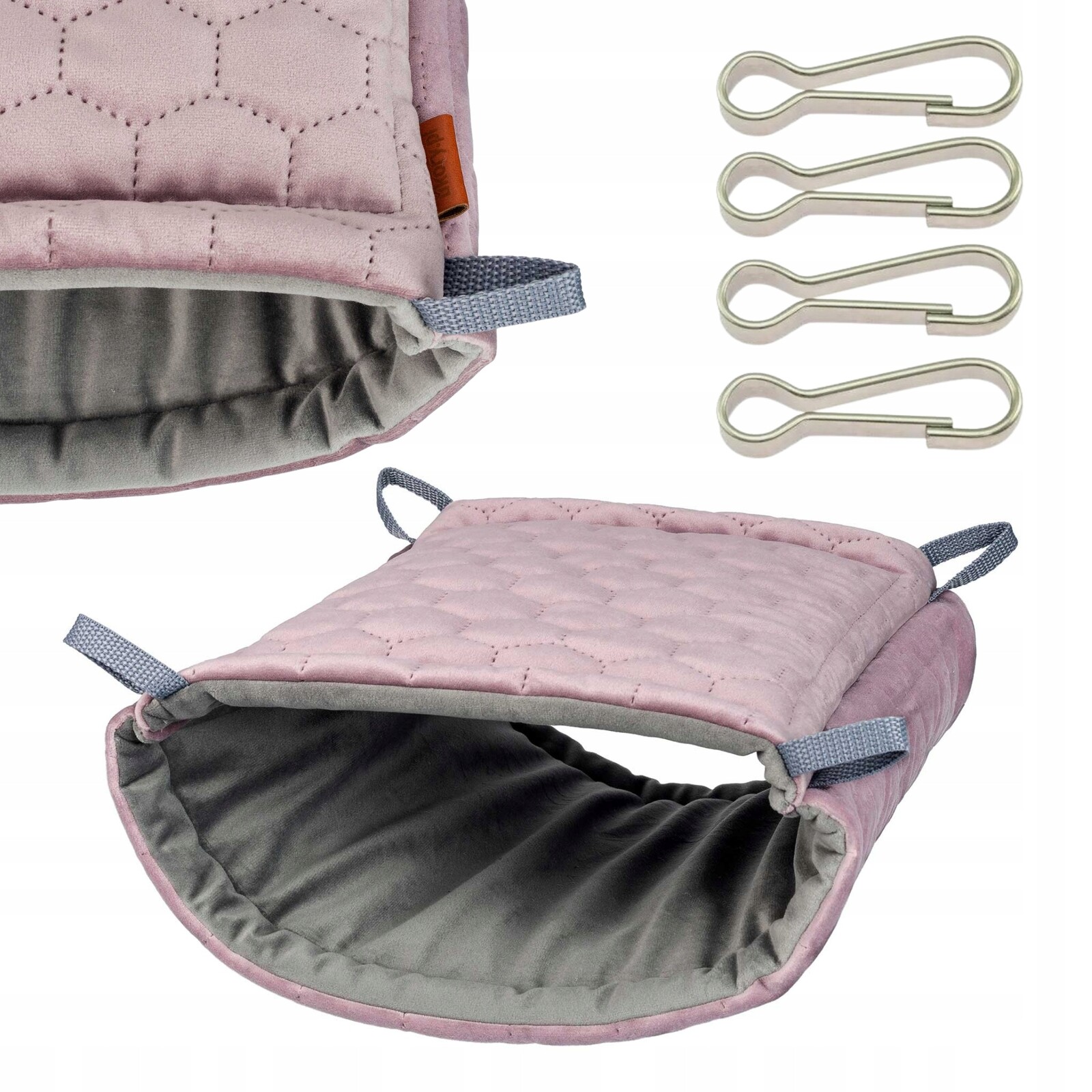 Hamak Sklep Tunel Domek Gryzoň Morče Osmák Degu 36×30 cm Růžový