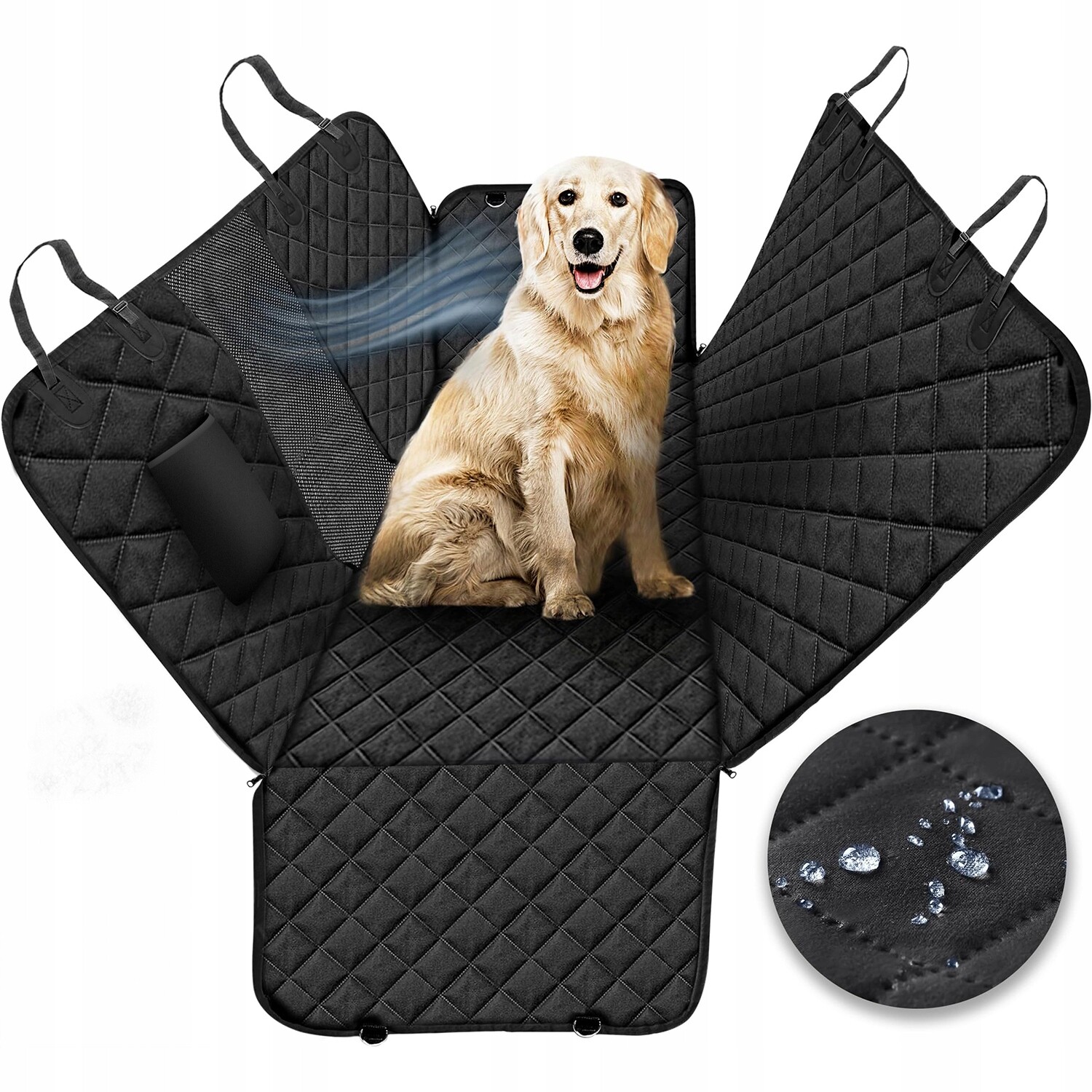 Potah Podložka pro psa Voděodolná do auta na sedadlo Velká 144x132 cm