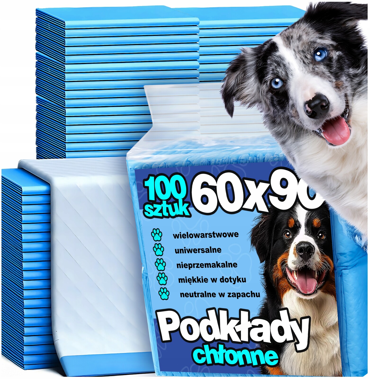 Absorpční Podložky Pro Psa Na Učení Psů Hygienické 100KS 60X90