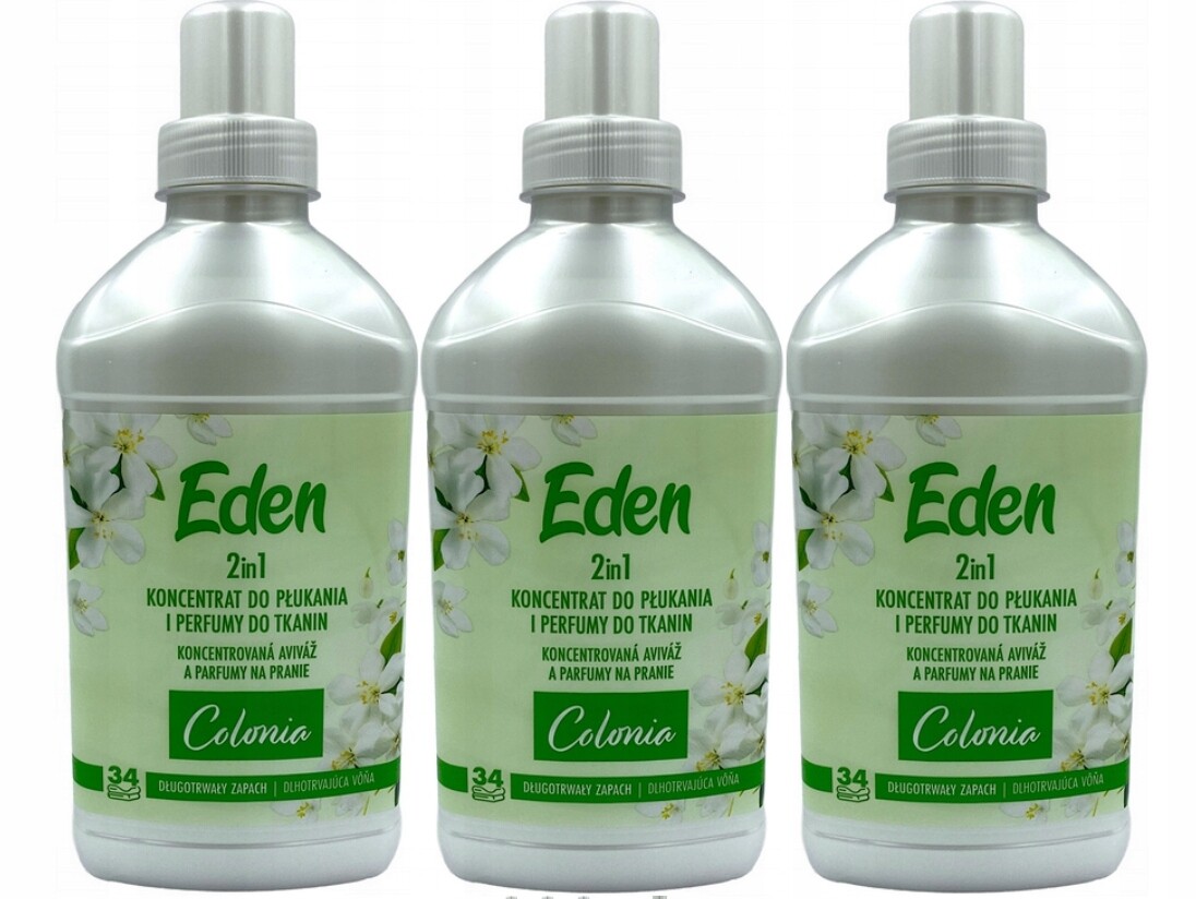 3 x Eden Colonia 2v1 Koncentrát na oplachování a Parfém pro tkaniny