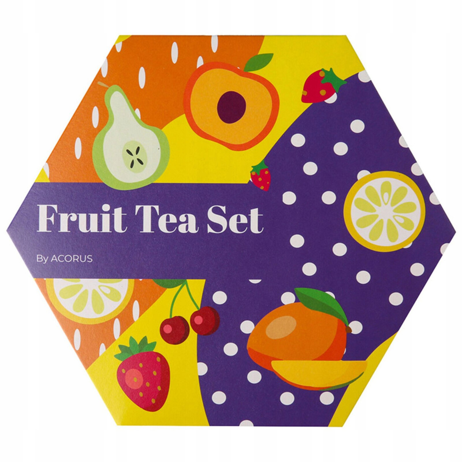 Sada ovocných čajů Acorus, 60 ks