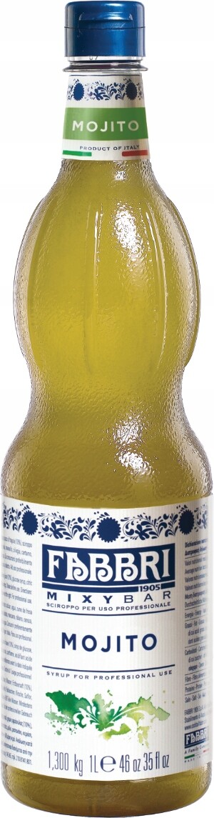 Barmanský sirup Mojito MixyBar Fabbri do nápojů 1000 ml