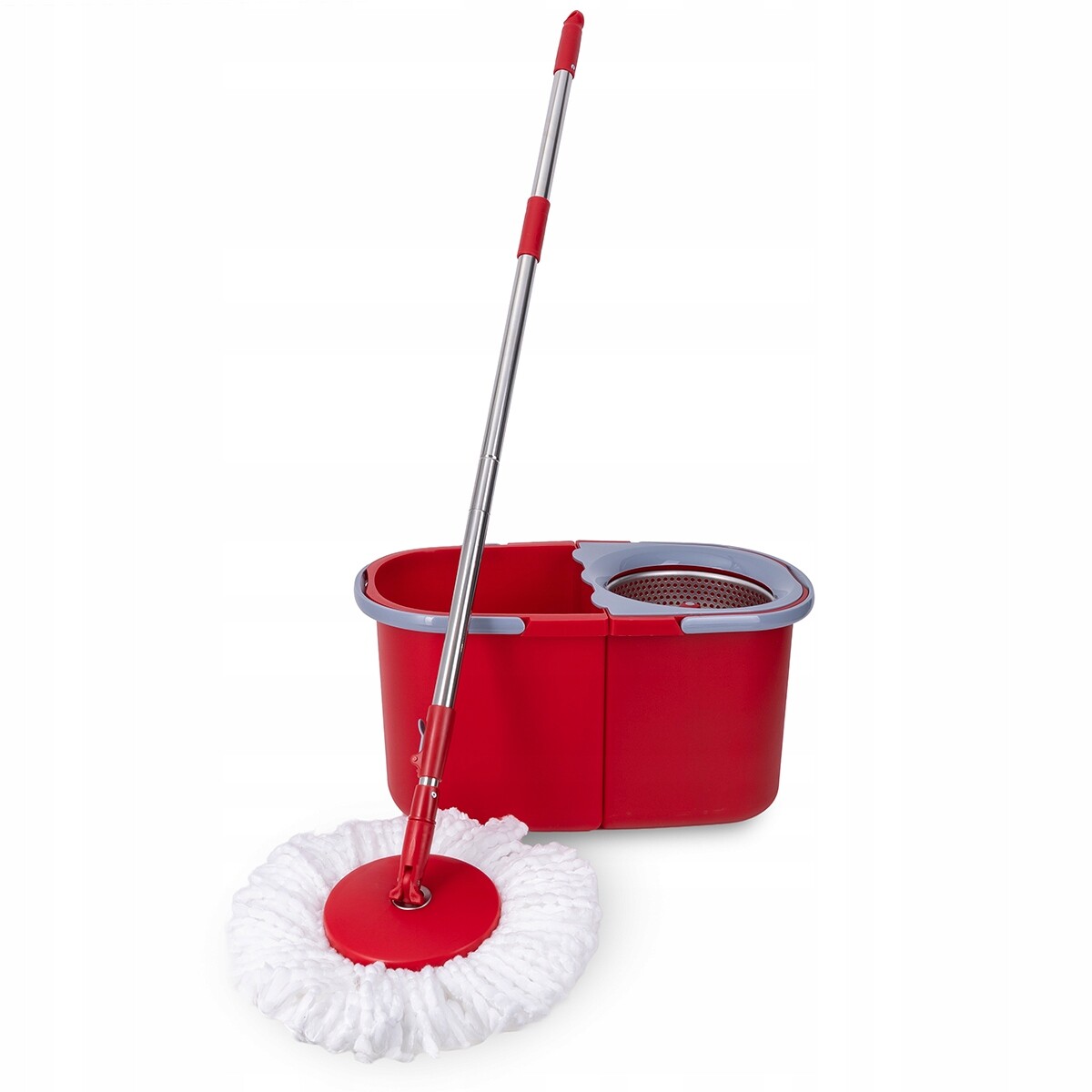 Rotační Mop Dvoukomorový Kbelík Se Ždímačem Teleskopická Tyč Valsar