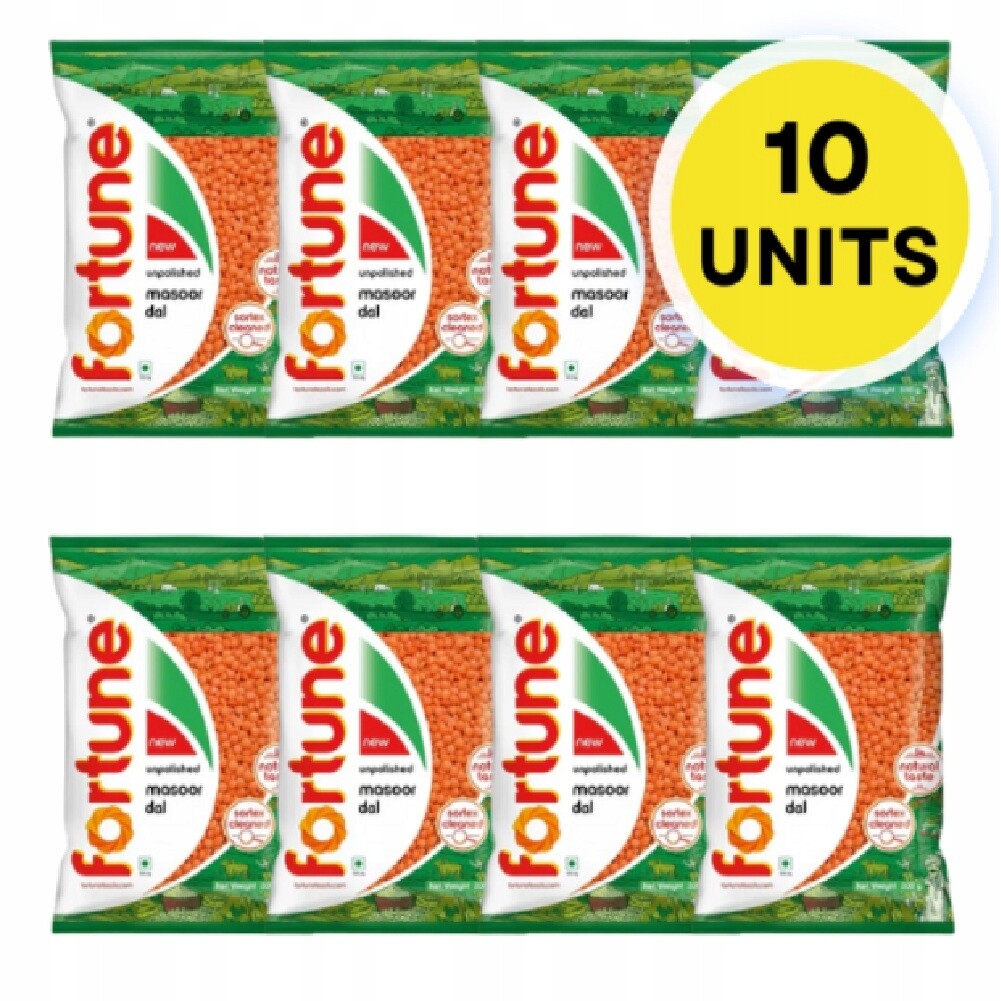 Čočka Fortune Red Masoor Split (balení 10 x 500 g) 5 kg