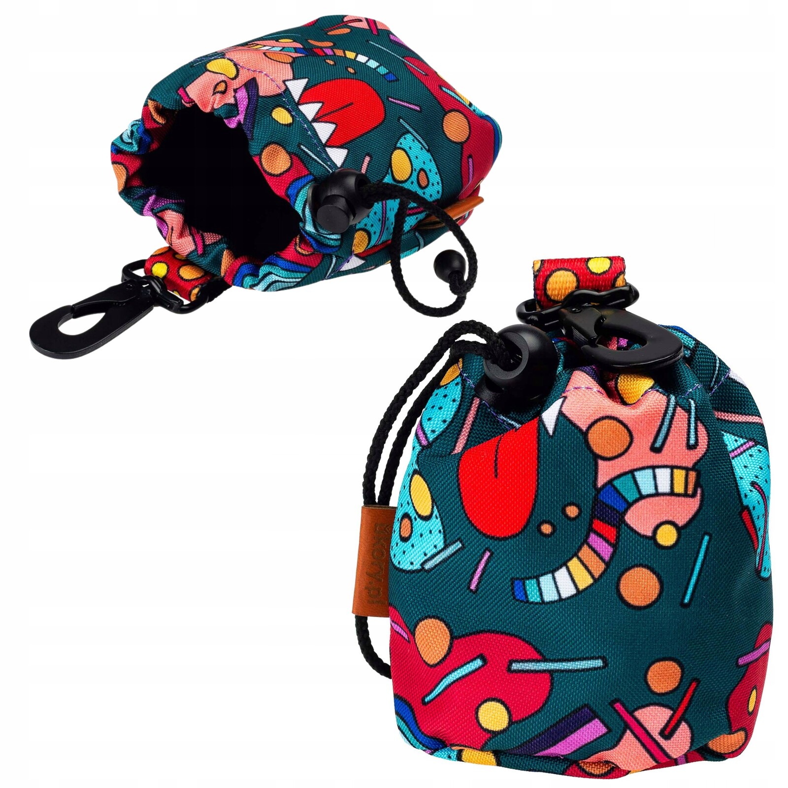 Sáček sáček na pamlsky pro psy Ukory Barevný voděodolný