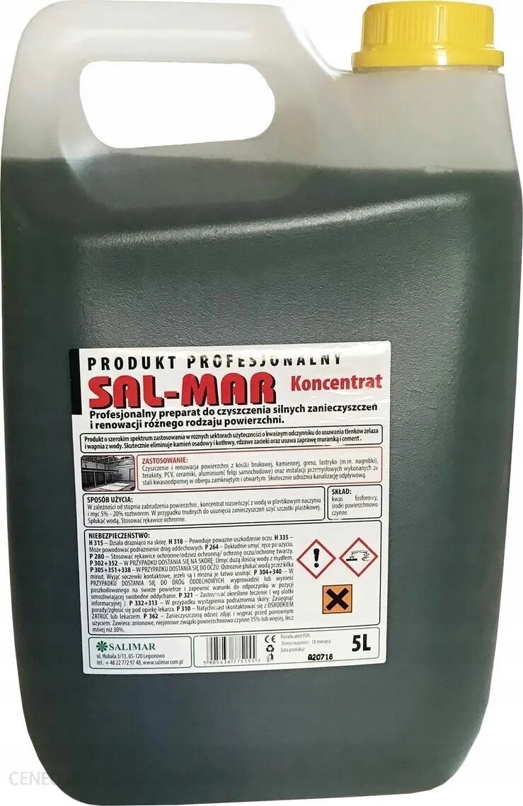 Koncentrátový přípravek na čištění náhrobků a renovaci nečistot 5 l