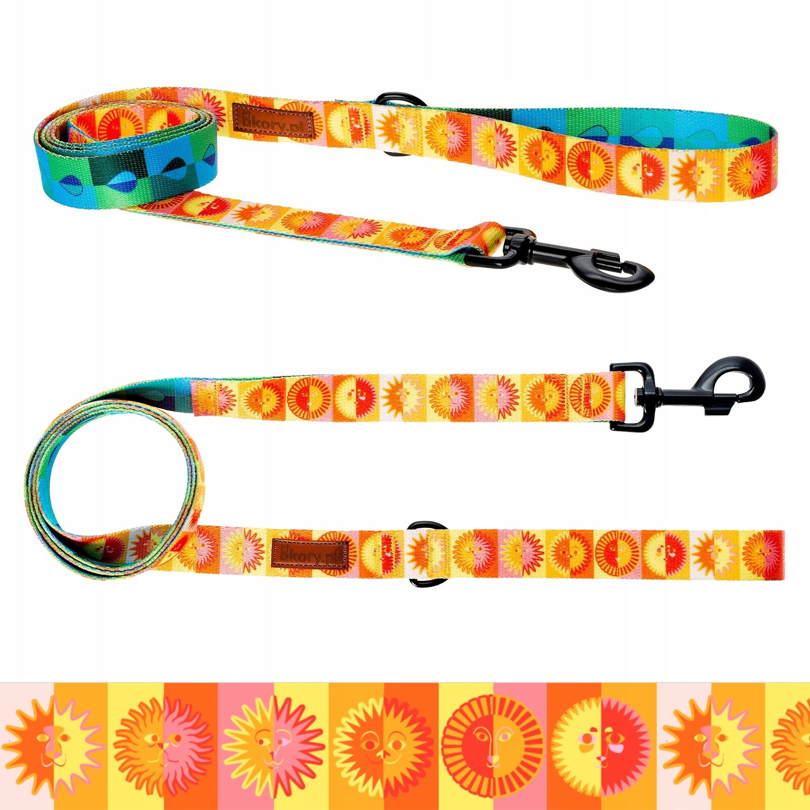 Městská vodítko pro středního psa teriéra do 20 kg 150 cm Ukory Barevná