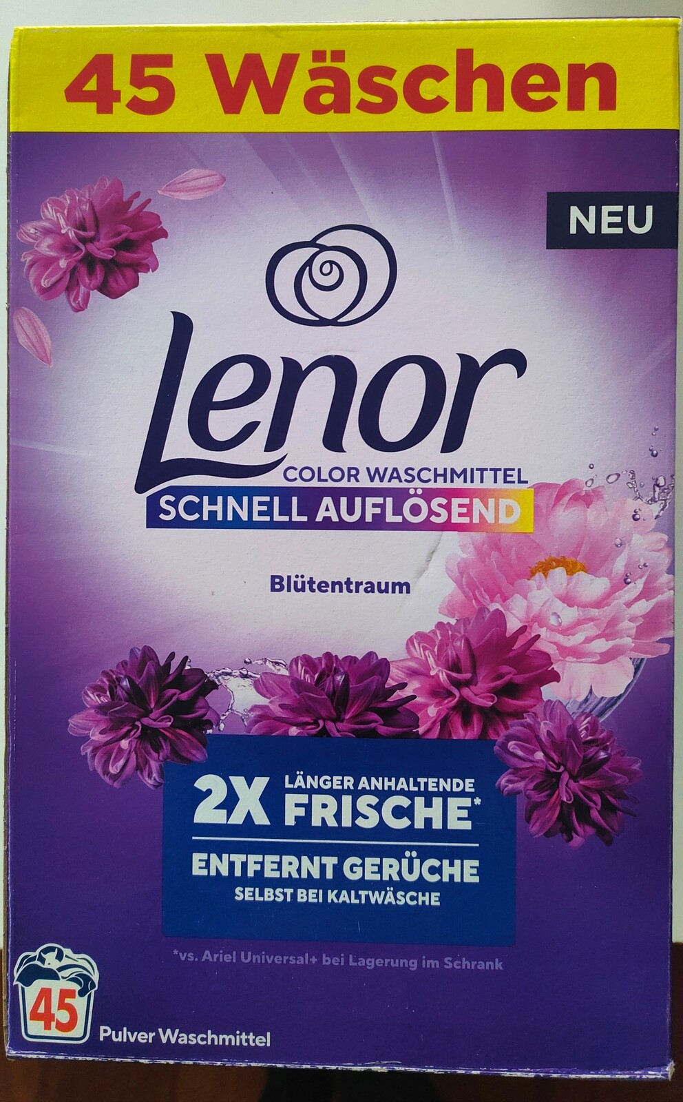 Lenor prášek na barevné prádlo 2,8 kg