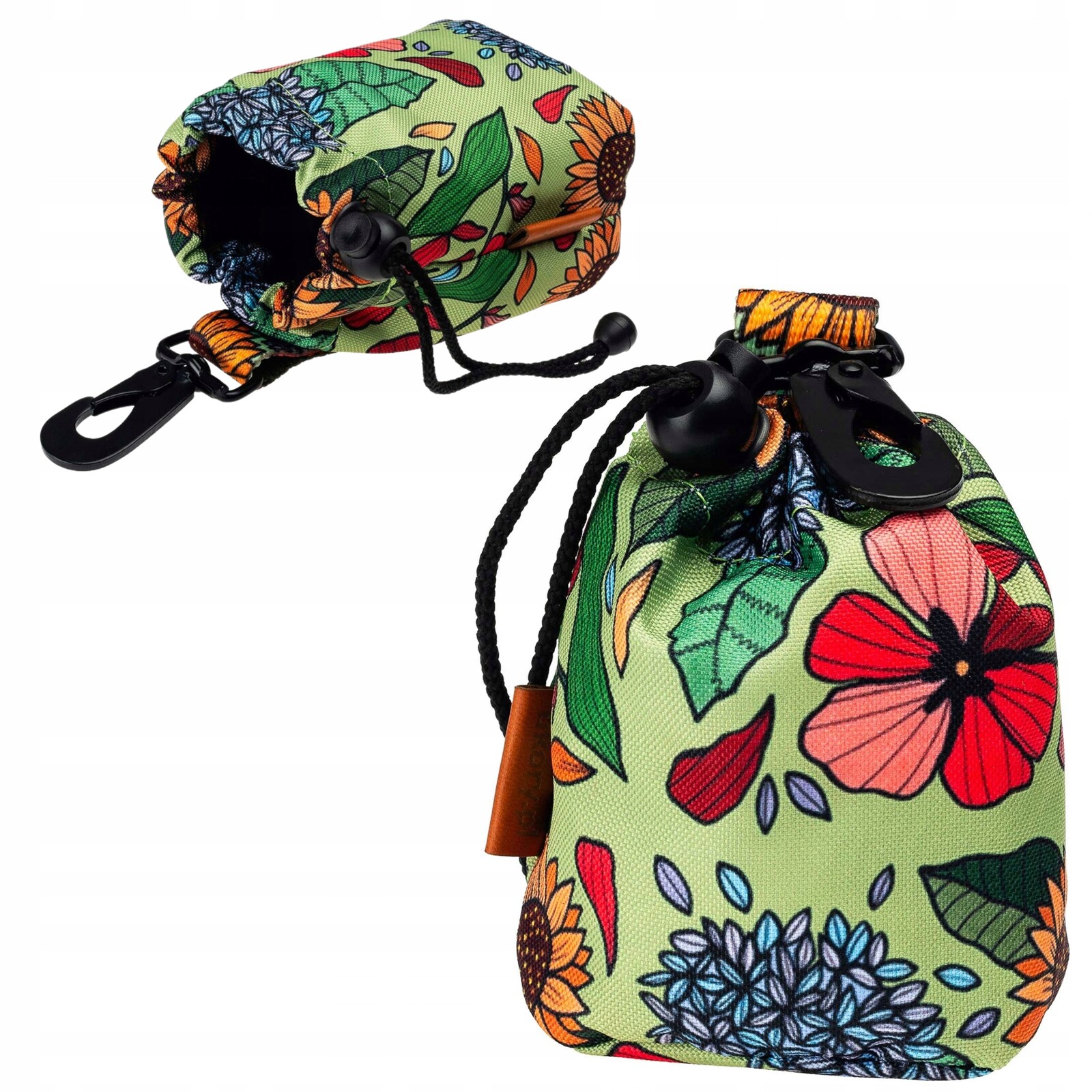 Tréninkový Sáček na pamlsky pro psa Ukory S Květinami, barevný