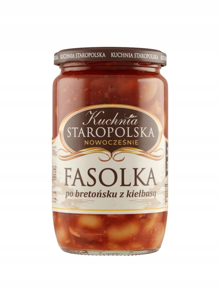 Fazole po bretaňsku s klobásou 700 g x 6 kusů