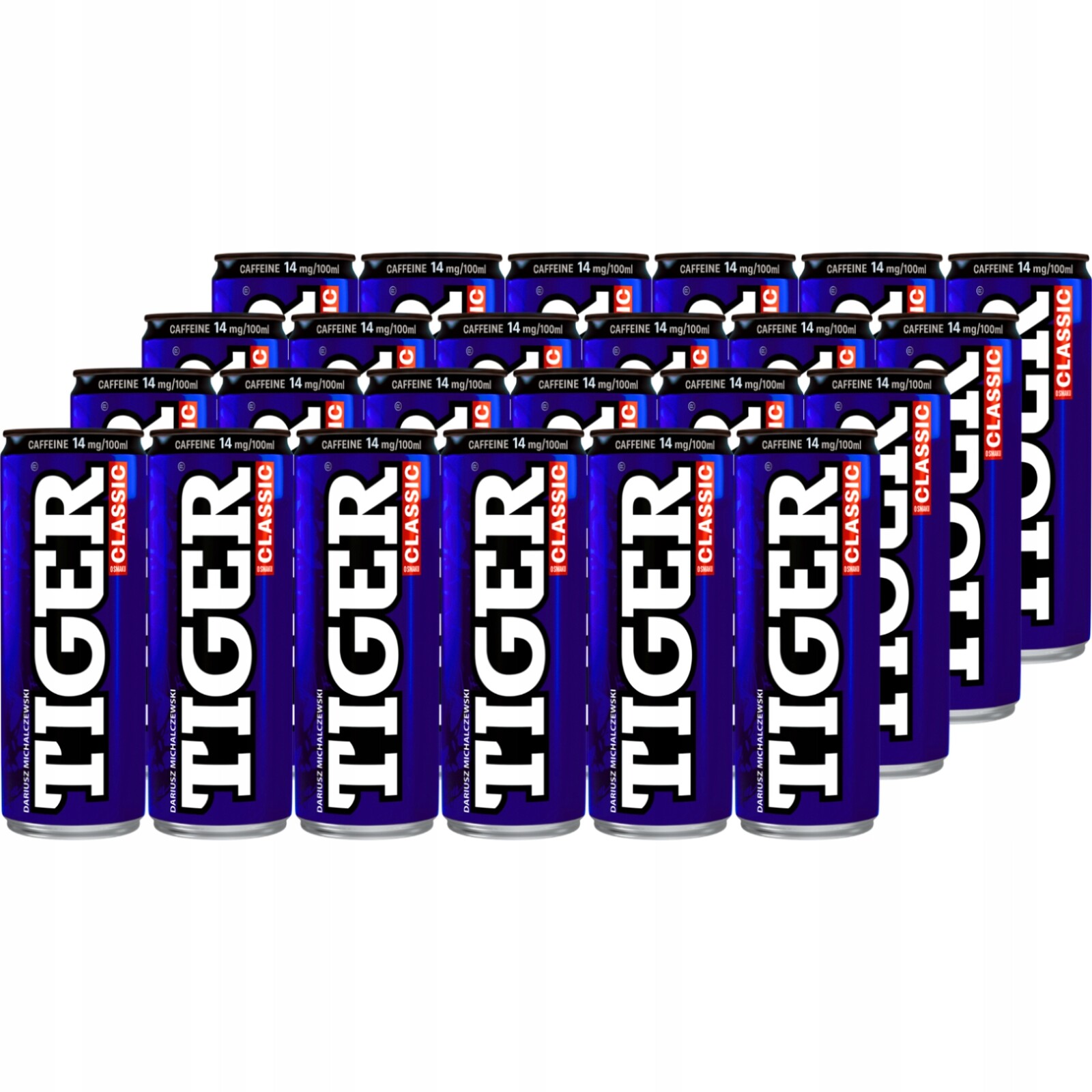 Tiger Classic Energetický nápoj Low Coffeine 250 ml x 24 kusů