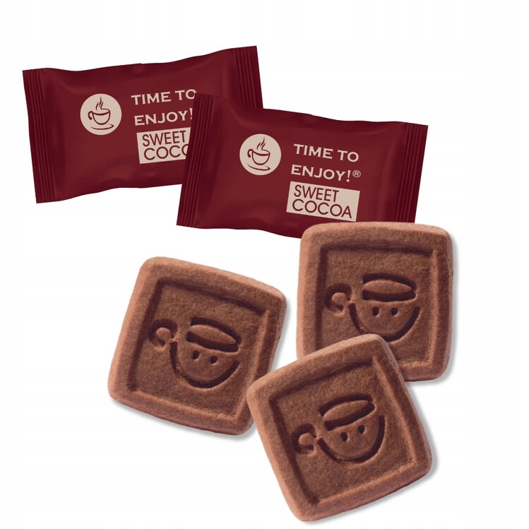 Belgické kakaové sušenky Piazza Tte x 400 ks