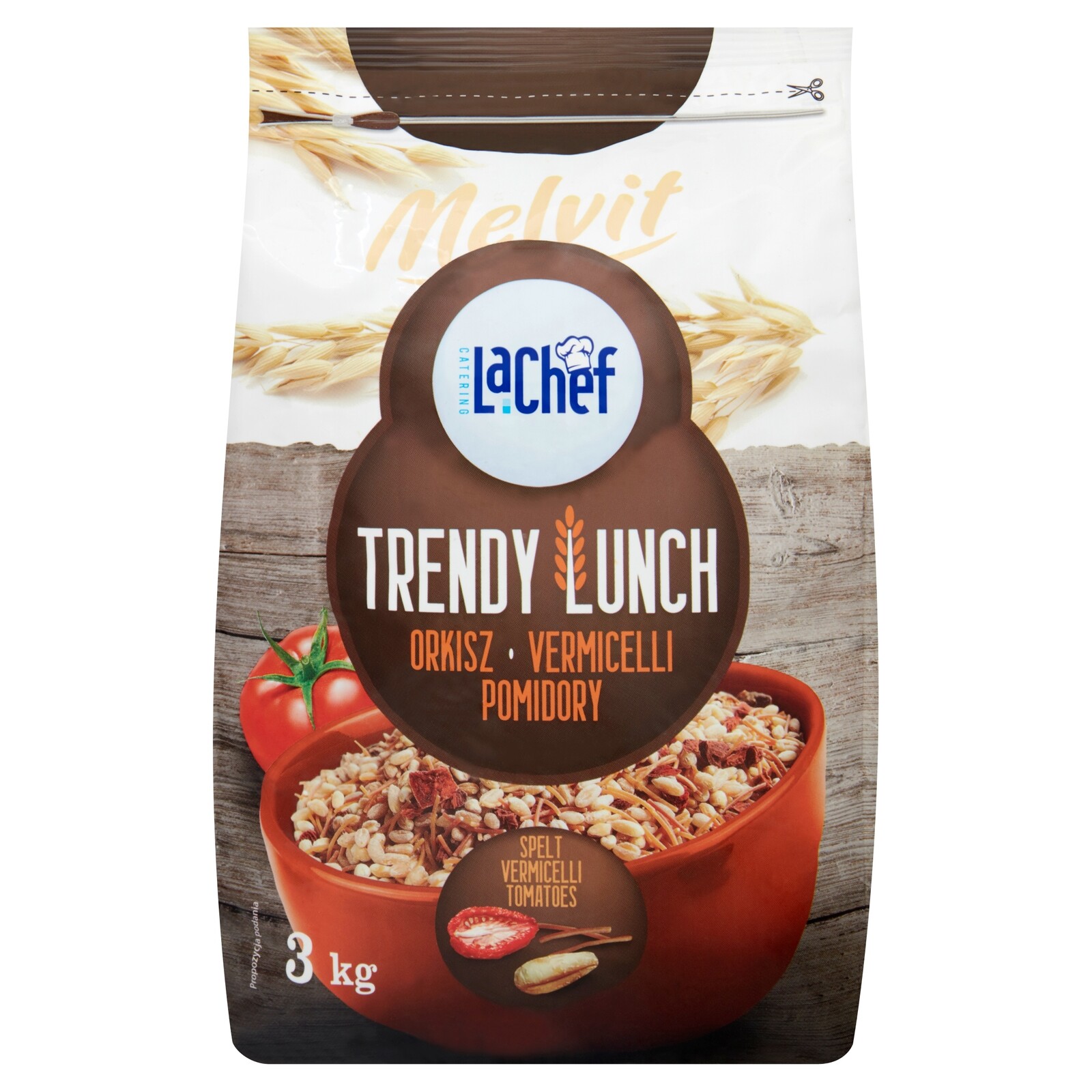 Sypká špaldová kaše Melvit La Chef Trendy Lunch špalda 3 kg