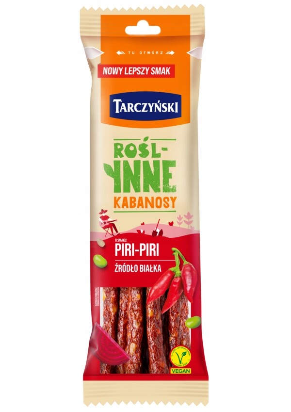 Rostlinné Kabanosy Piri 90G Tarczyński Vegan x 8ks