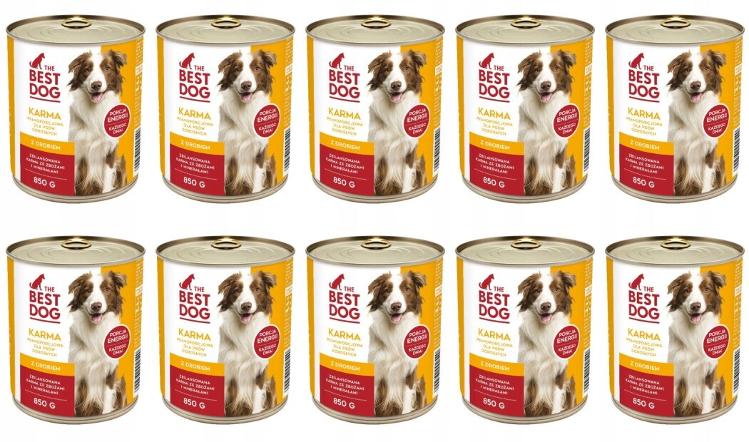 Krmivo The Best Dog S Drůbežím Masem 850 G Sokolů x 10 Kusů