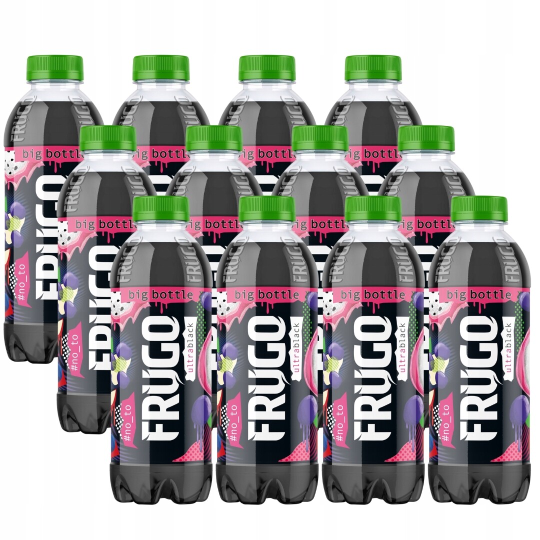 Frugo Ultra Black Neperlivý víceplodý nápoj 1,1 l x 12 kusů