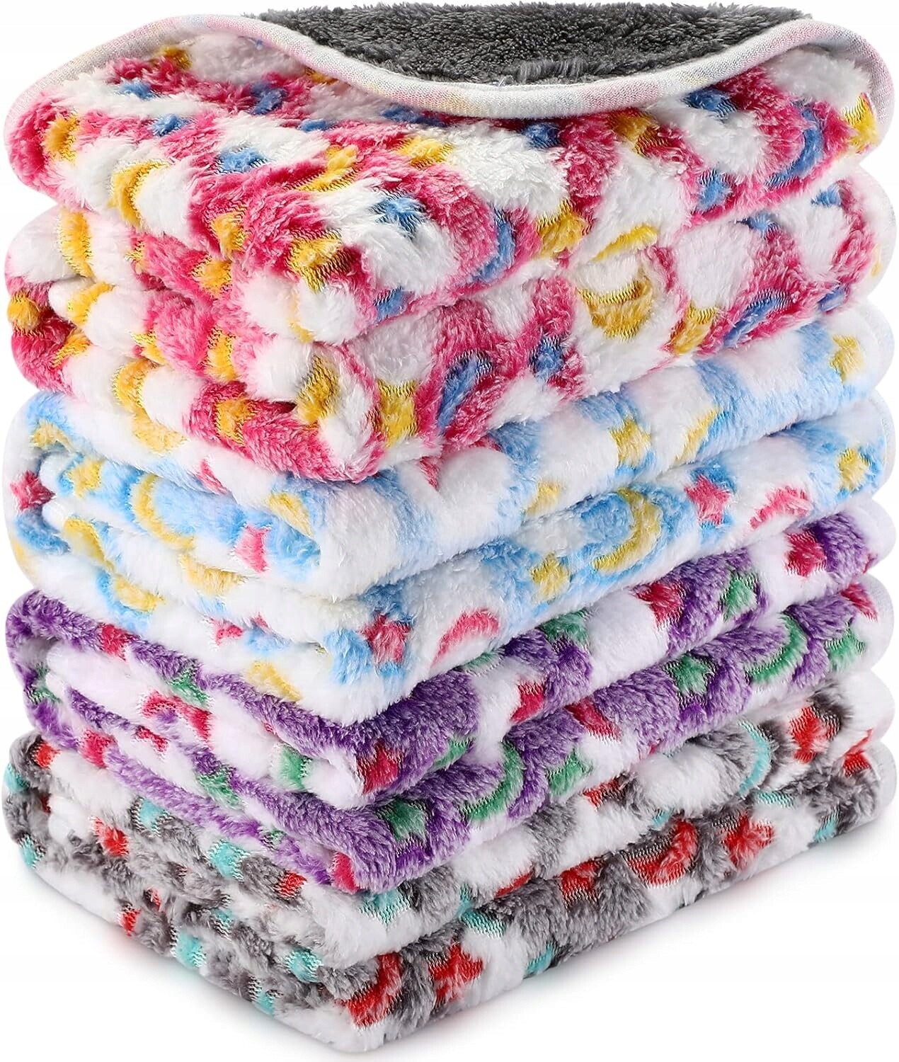 4 x měkká fleecová deka pro psa kočku prasátko 60 x 40 cm voděodolná