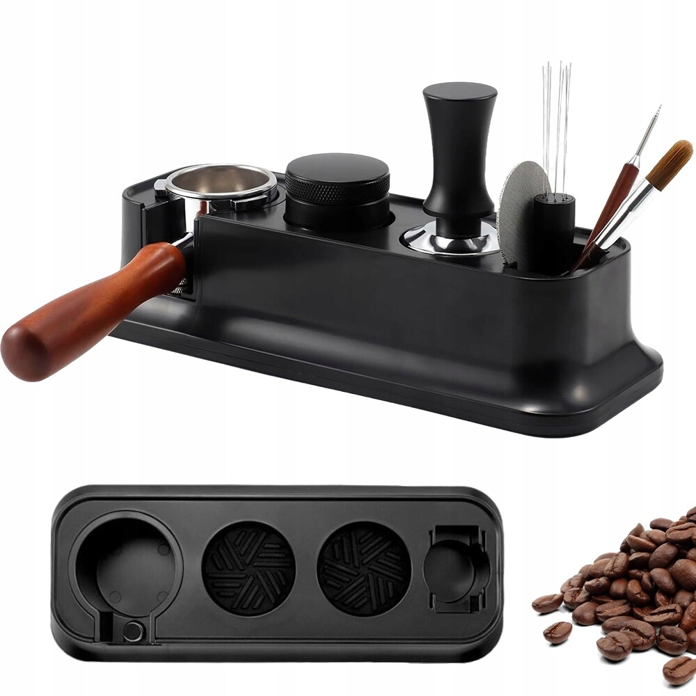 Tamper Na Kávu Šlehač Na Šlehání Kávy Espresso Podstavec Krabička 51-58 MM