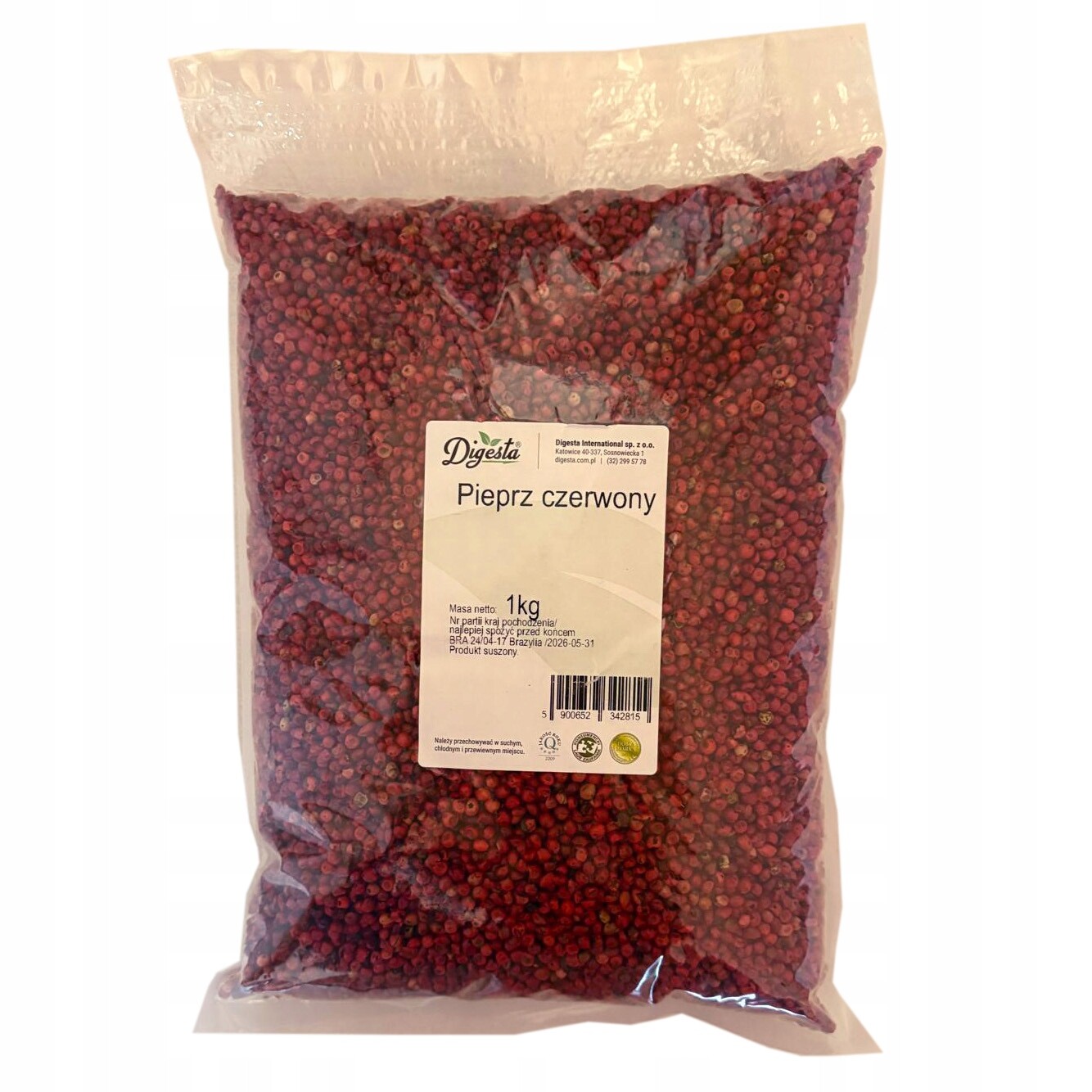 Pepř Červené Zrno přírodní aromatický vysoká kvalita Premium 1 kg