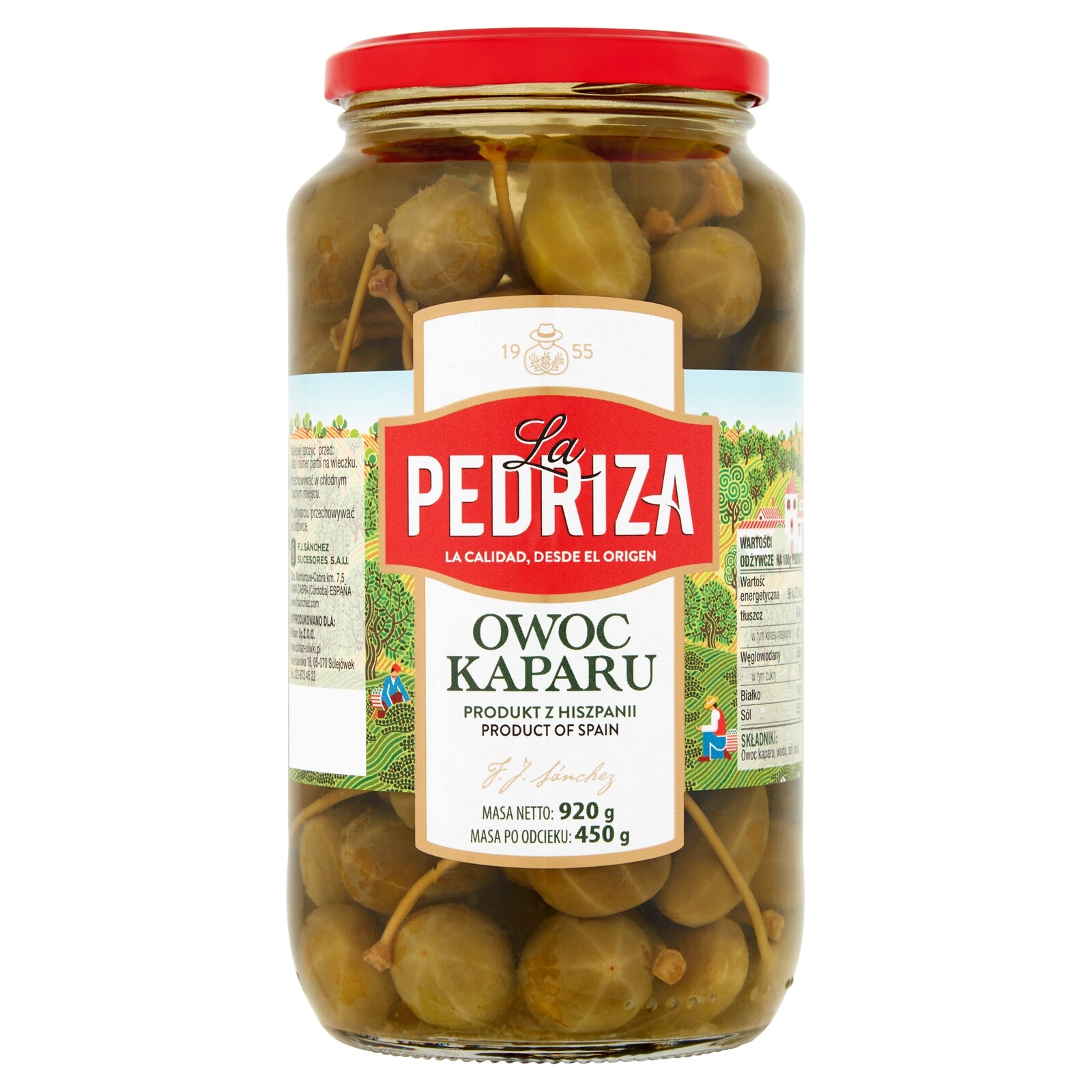 Kapary La Pedriza 920 g