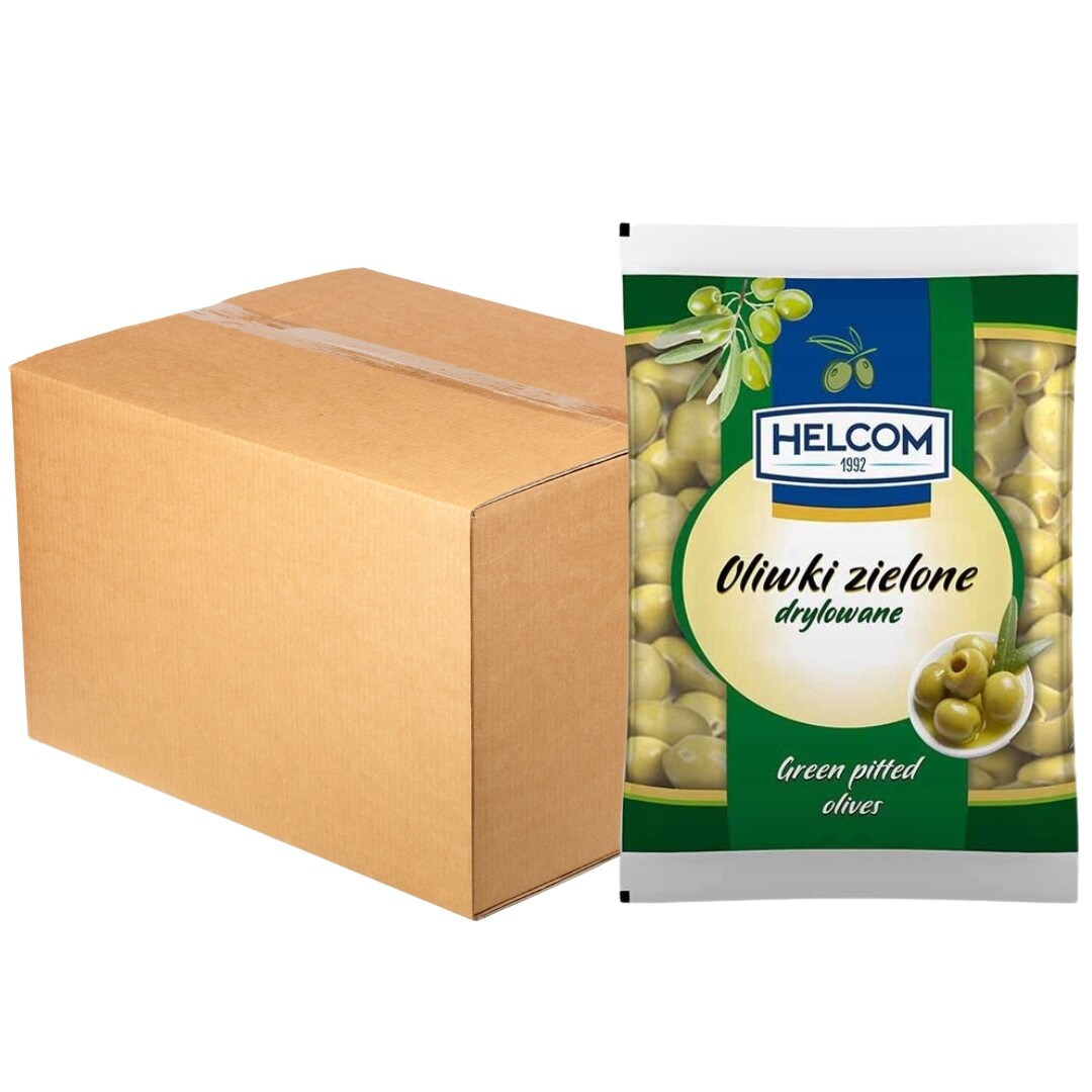 Helcom Zelené olivy drilované 195 ml x 20 kusů