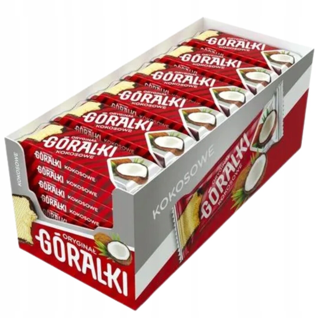 Góralki Kokosové Wafelky 45 g x 36 kusů