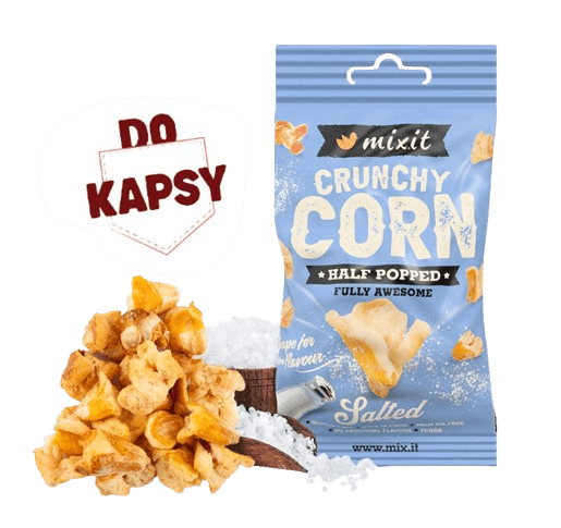 MIXIT Crunchy corn do kapsy - Mořská sůl 40 g