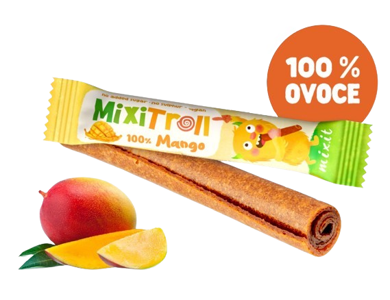 MIXIT Ovocná rolka MixiTroll - 100 % Mango 20 g