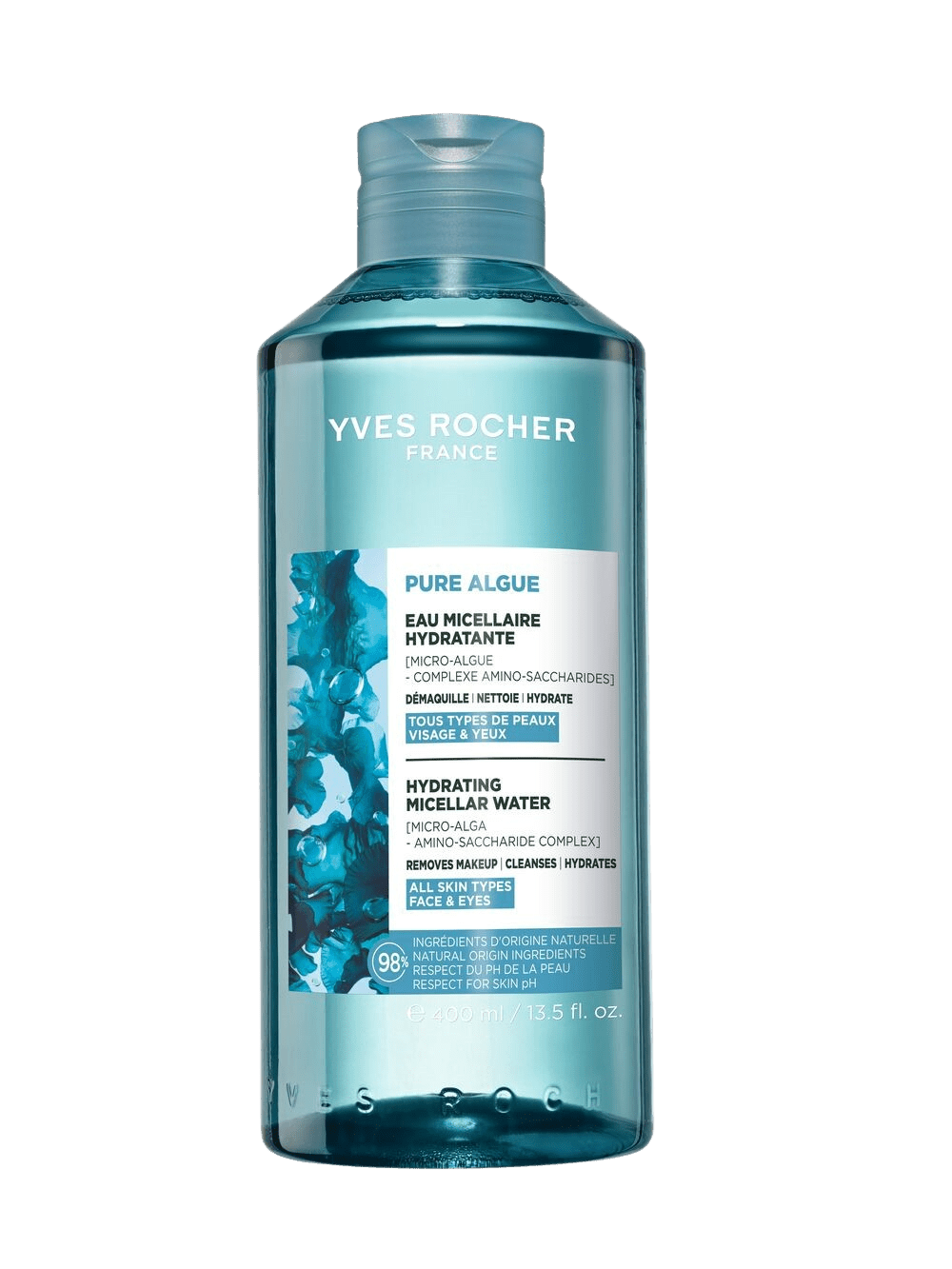 YVES ROCHER Pure Algue, Hydratační micelární voda 400 ml