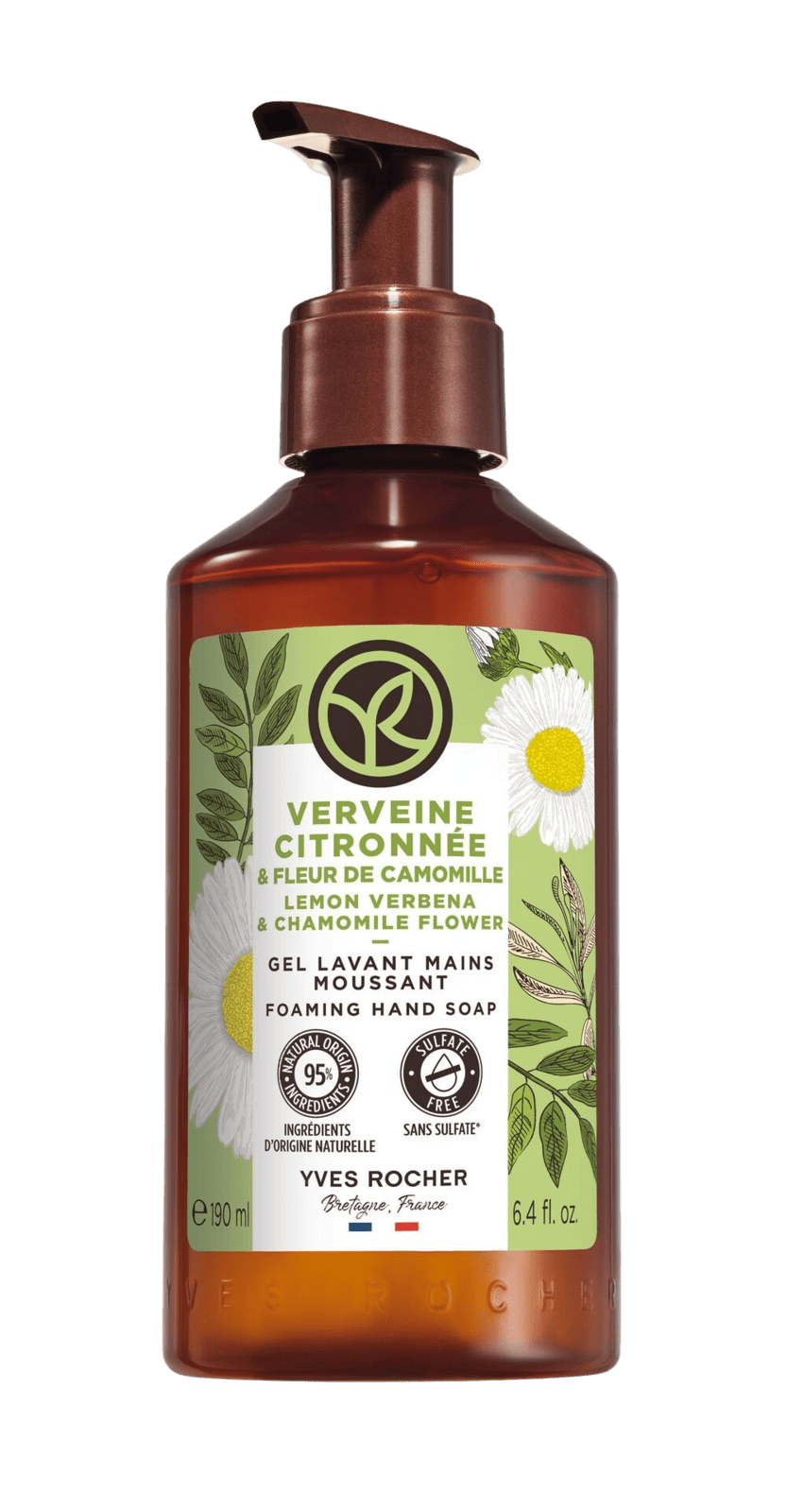 YVES ROCHER Verveine Citronnée, Tekuté mýdlo na ruce Verbena & heřmánek 190 ml