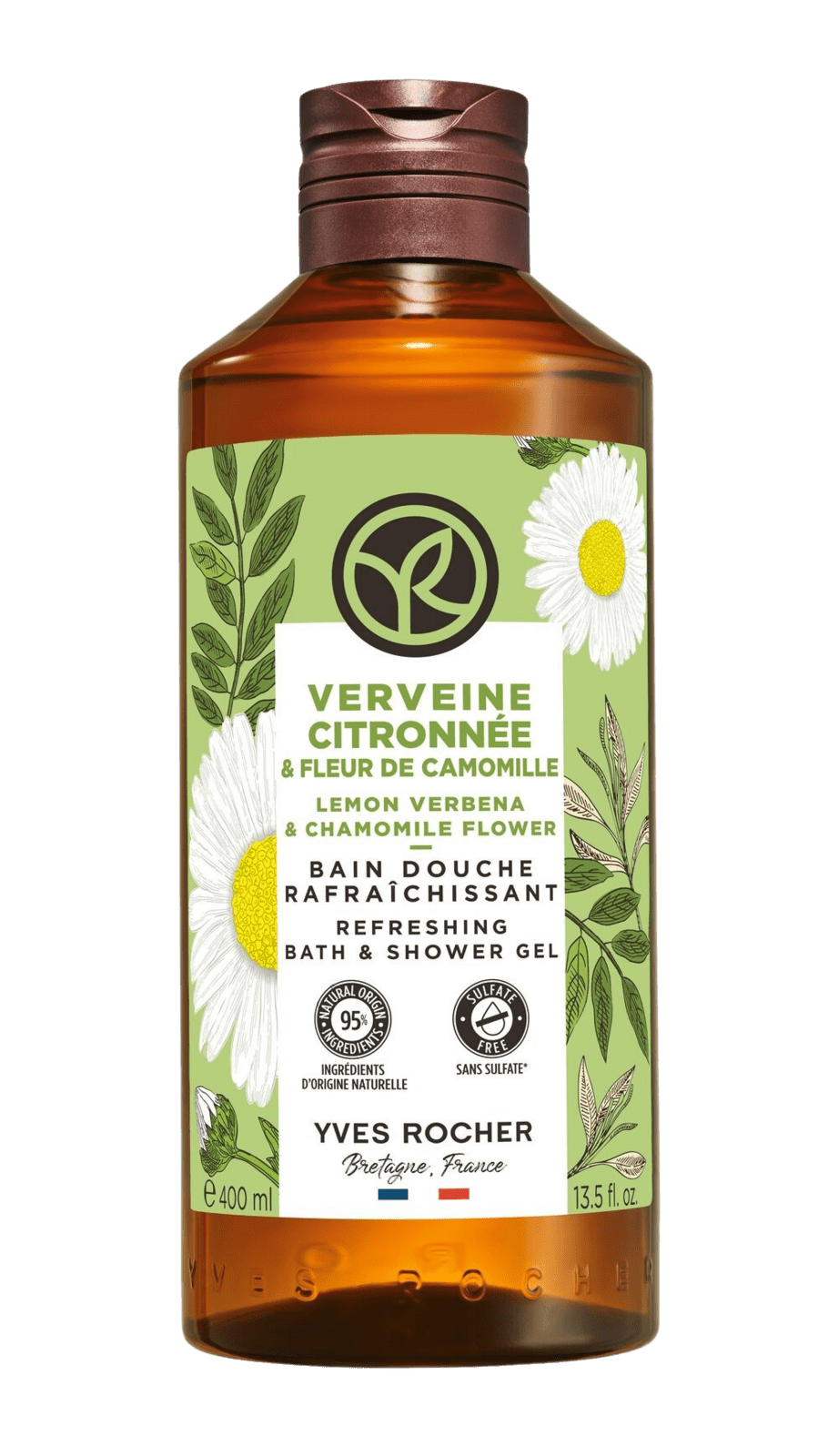 YVES ROCHER Verveine Citronnée, Sprchový gel Verbena & heřmánek 400 ml