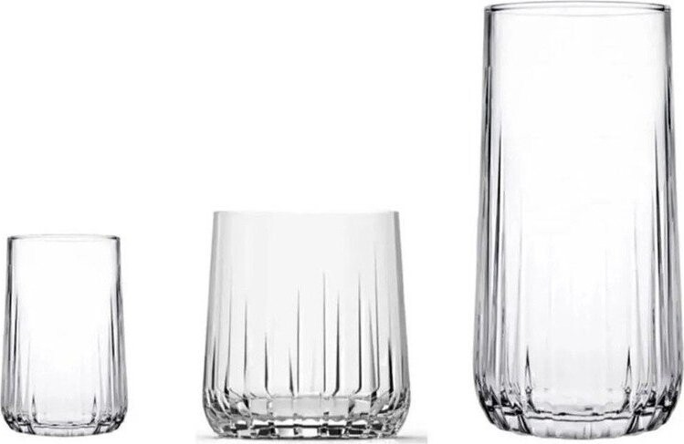 Sklenice v sadě 18 ks Nova – Hermia