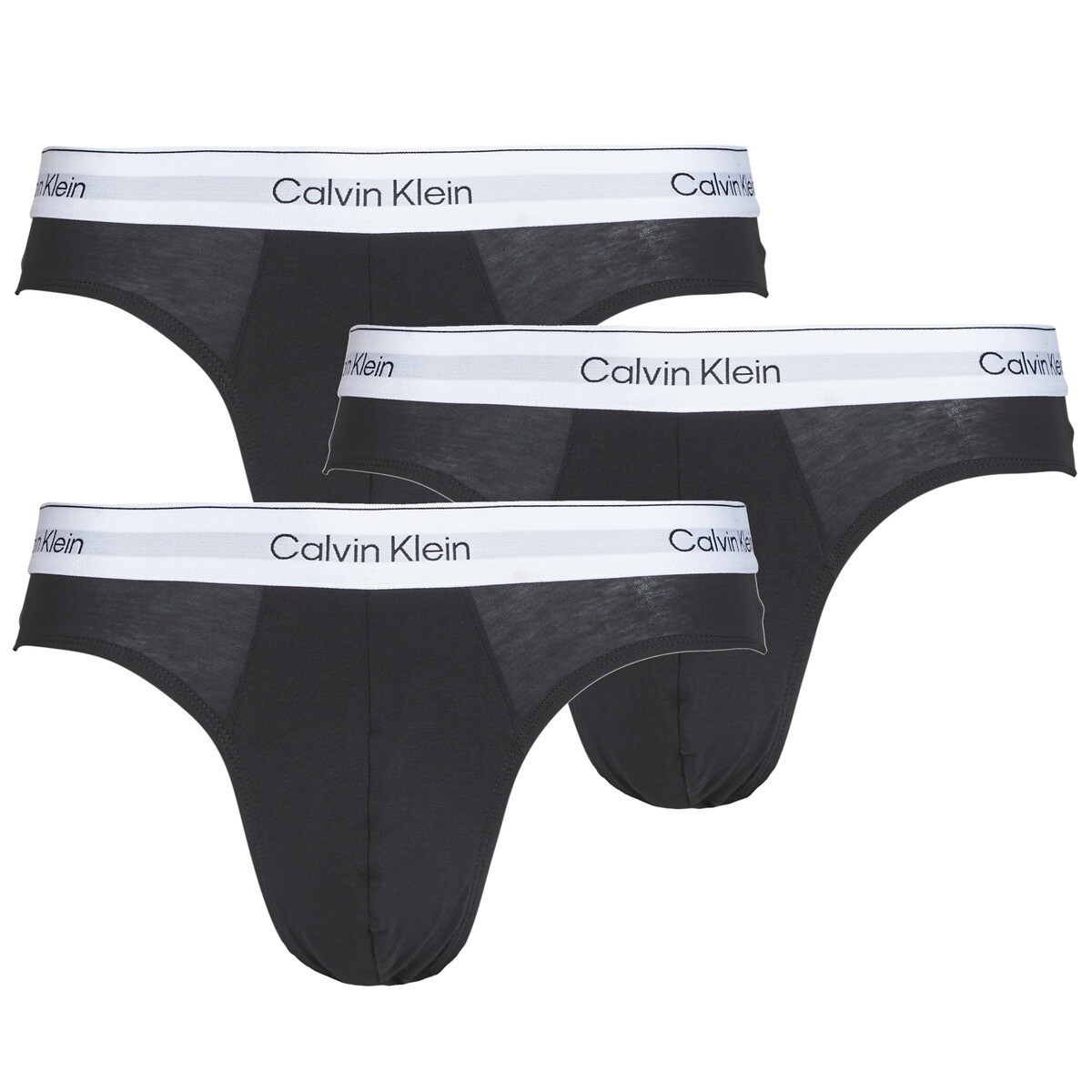 Calvin Klein Jeans  HIP BRIEF 3PK X3  Černá