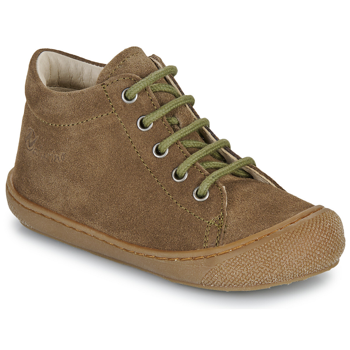 Naturino  COCOON ZIP SUEDE  Khaki