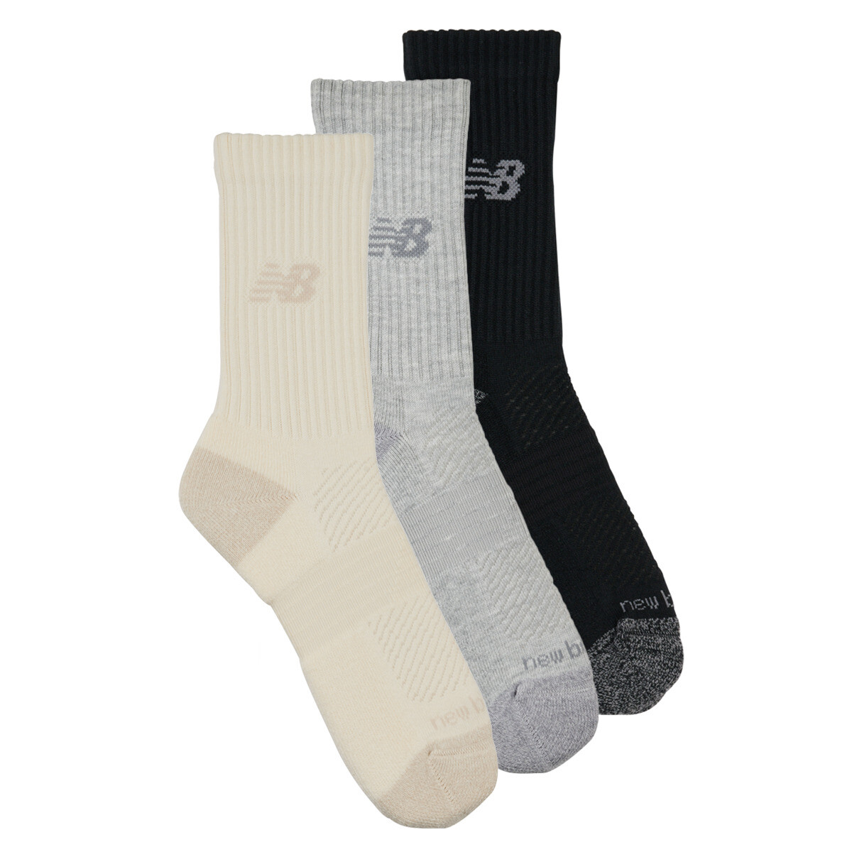 New Balance  ACTIVE CUSHION CREW SOCKS 3 PACKS  ruznobarevne