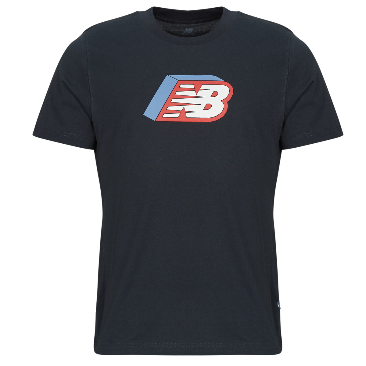 New Balance  CUBED LOGO T-SHIRT  Černá