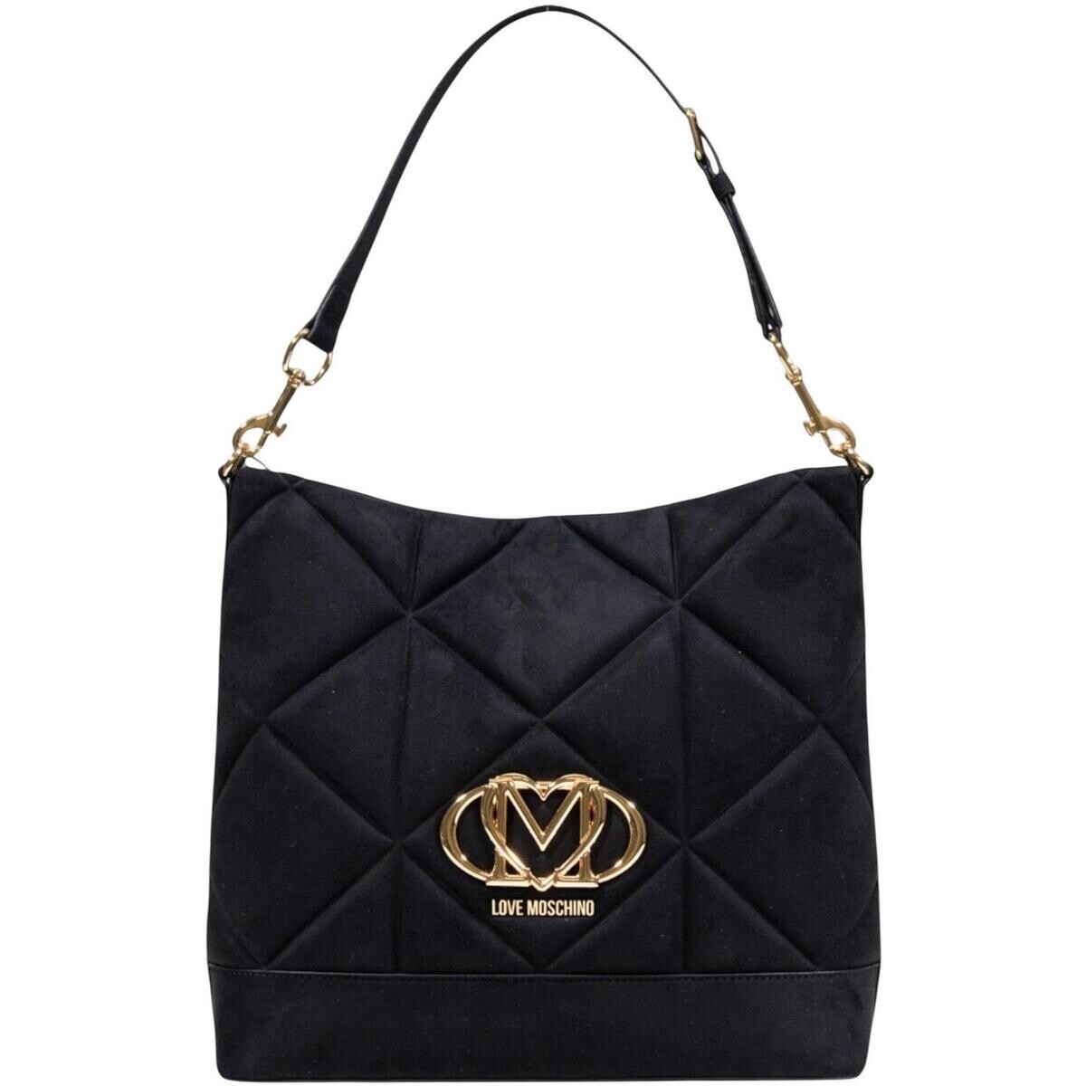 Love Moschino  BORSA VELOUR PL JC4313PP0N  Černá