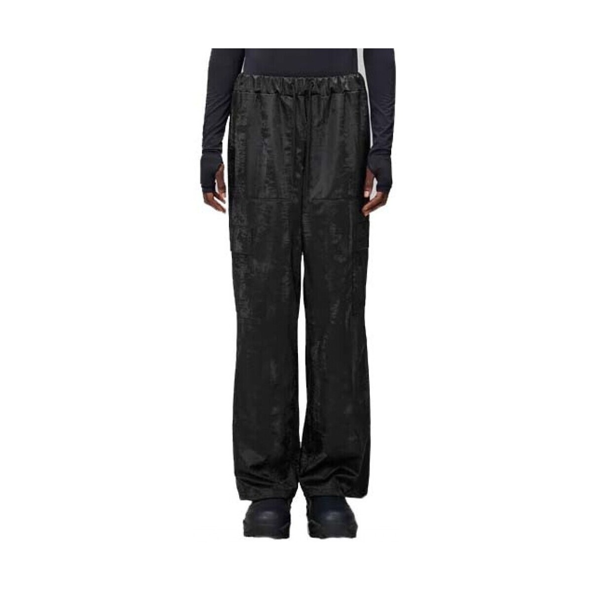 Rains  CARGO RAIN PANTS WIDE  Černá
