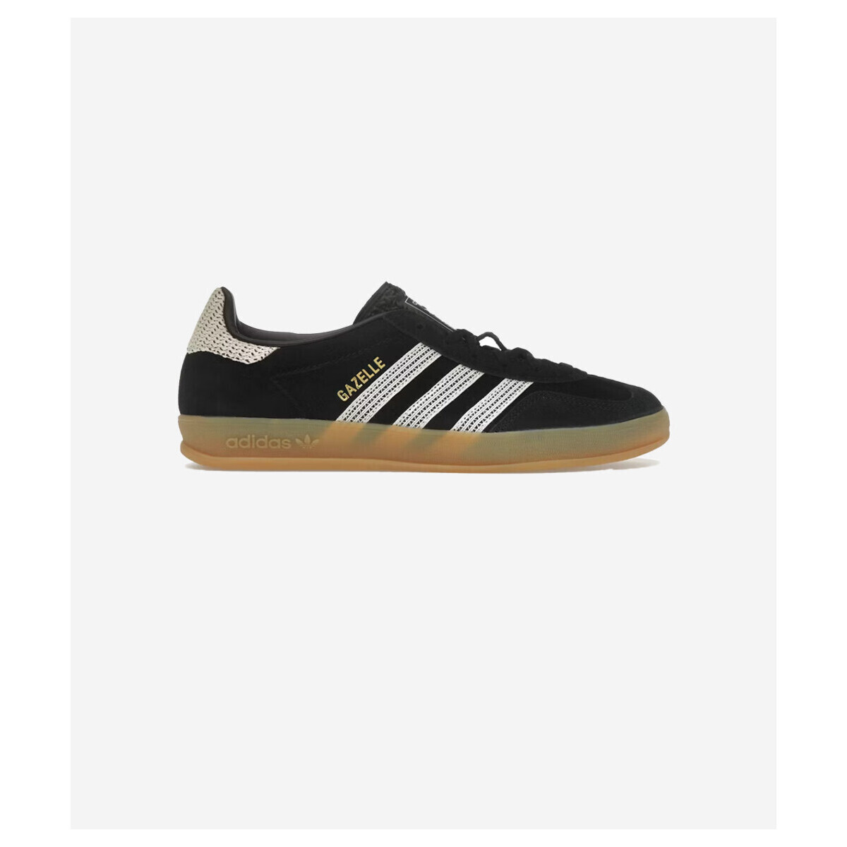 adidas  Gazelle Indoor Core Black Wonder White (Women's)  Černá