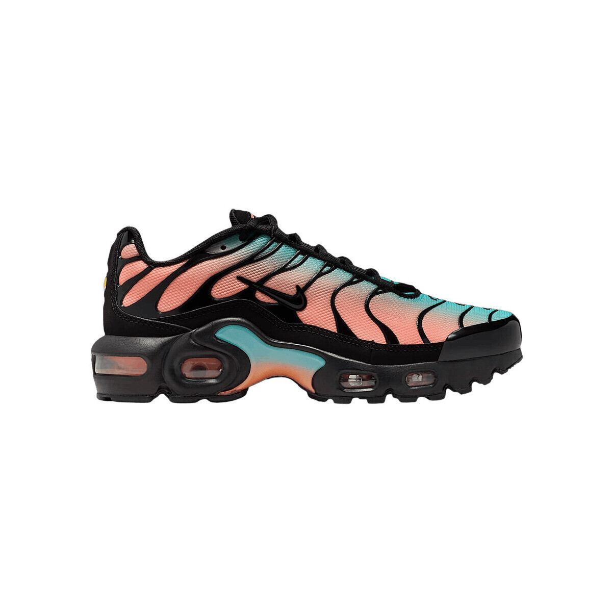 Nike  Air Max Plus Aurora Green Orange Pulse (GS)  Černá
